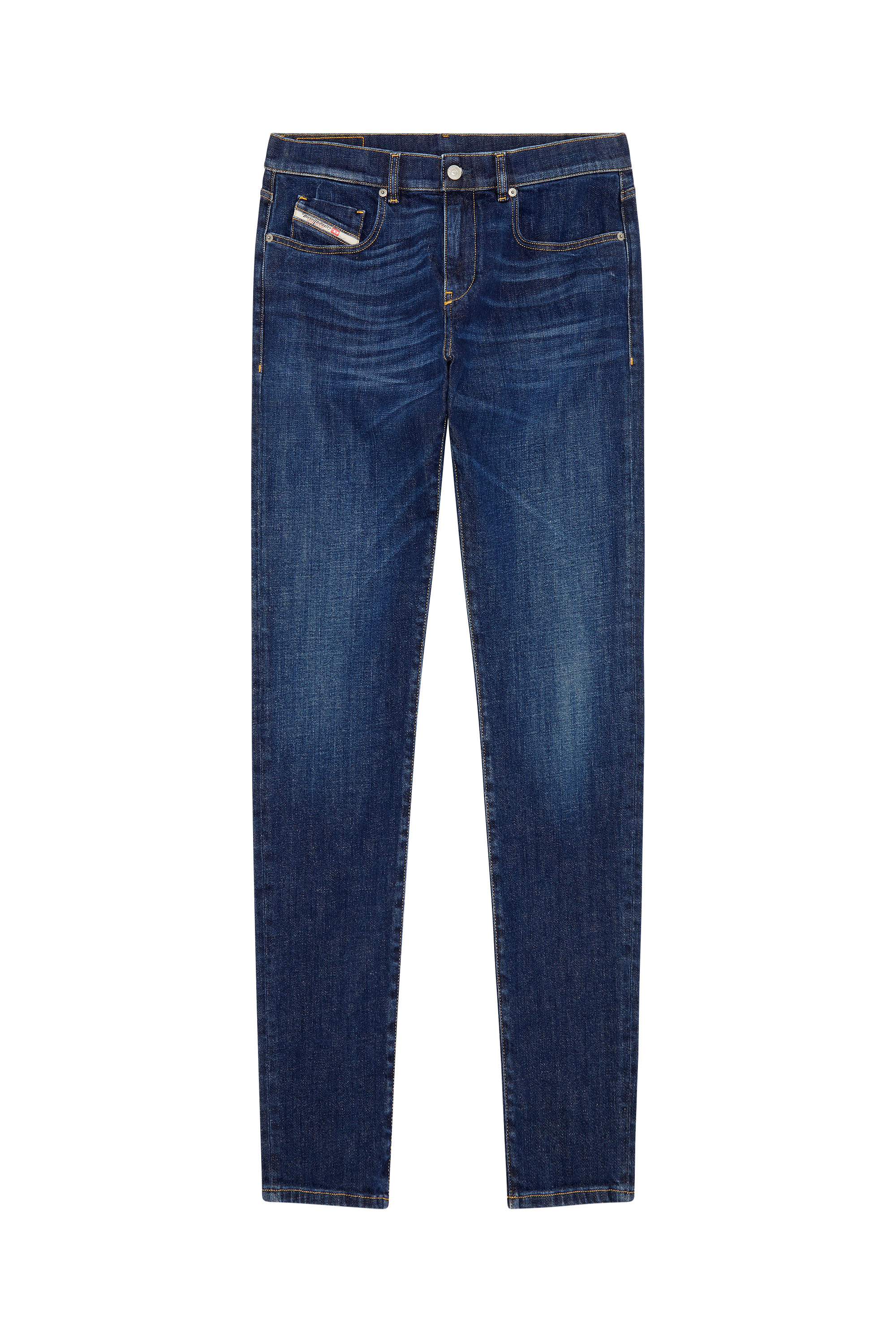Diesel - Slim Jeans 2019 D-Strukt 09B90, Dunkelblau - Image 7