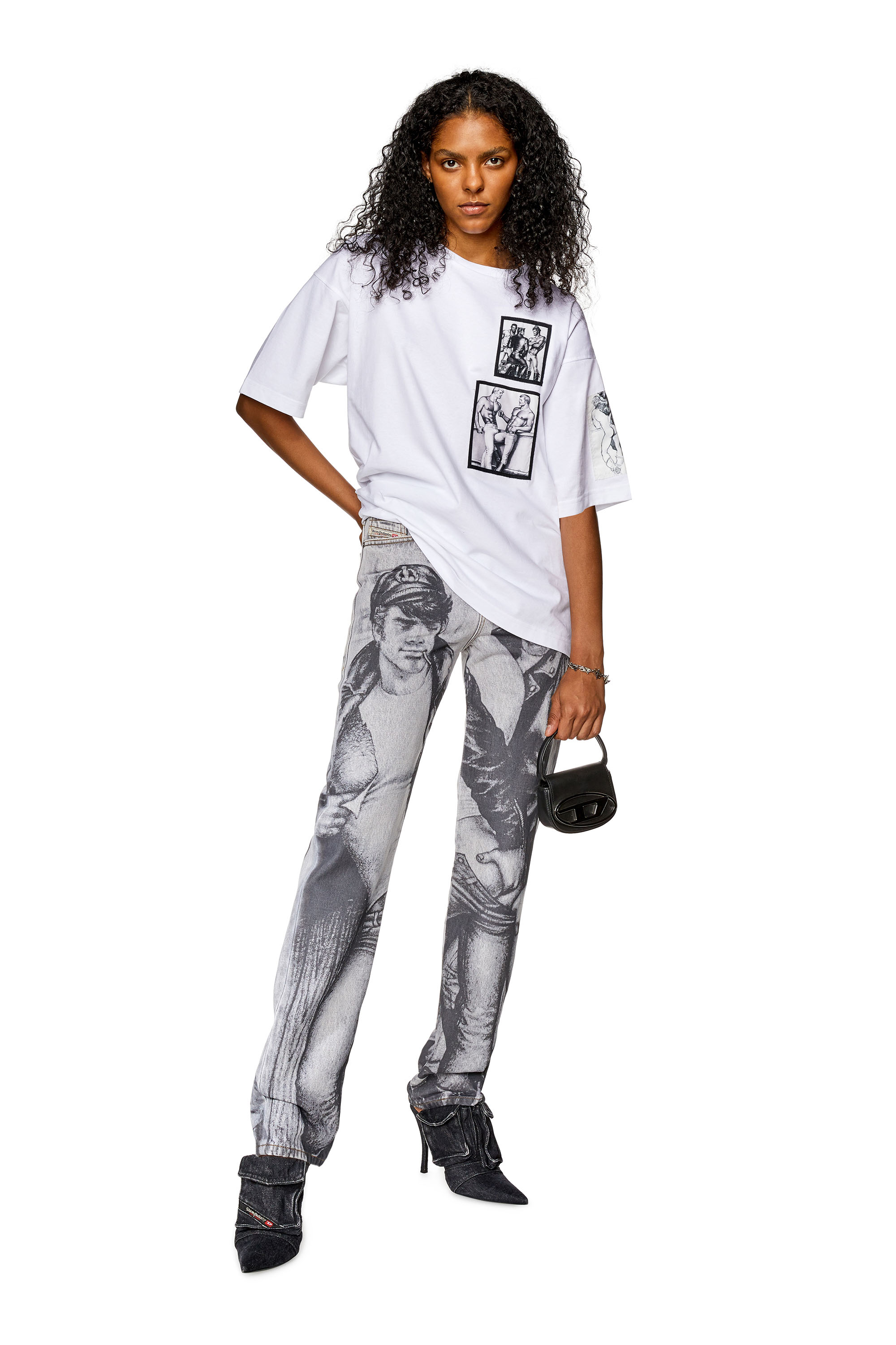 Diesel - 2020 D-Viker 007F8 Straight Jeans, Grau - Image 4