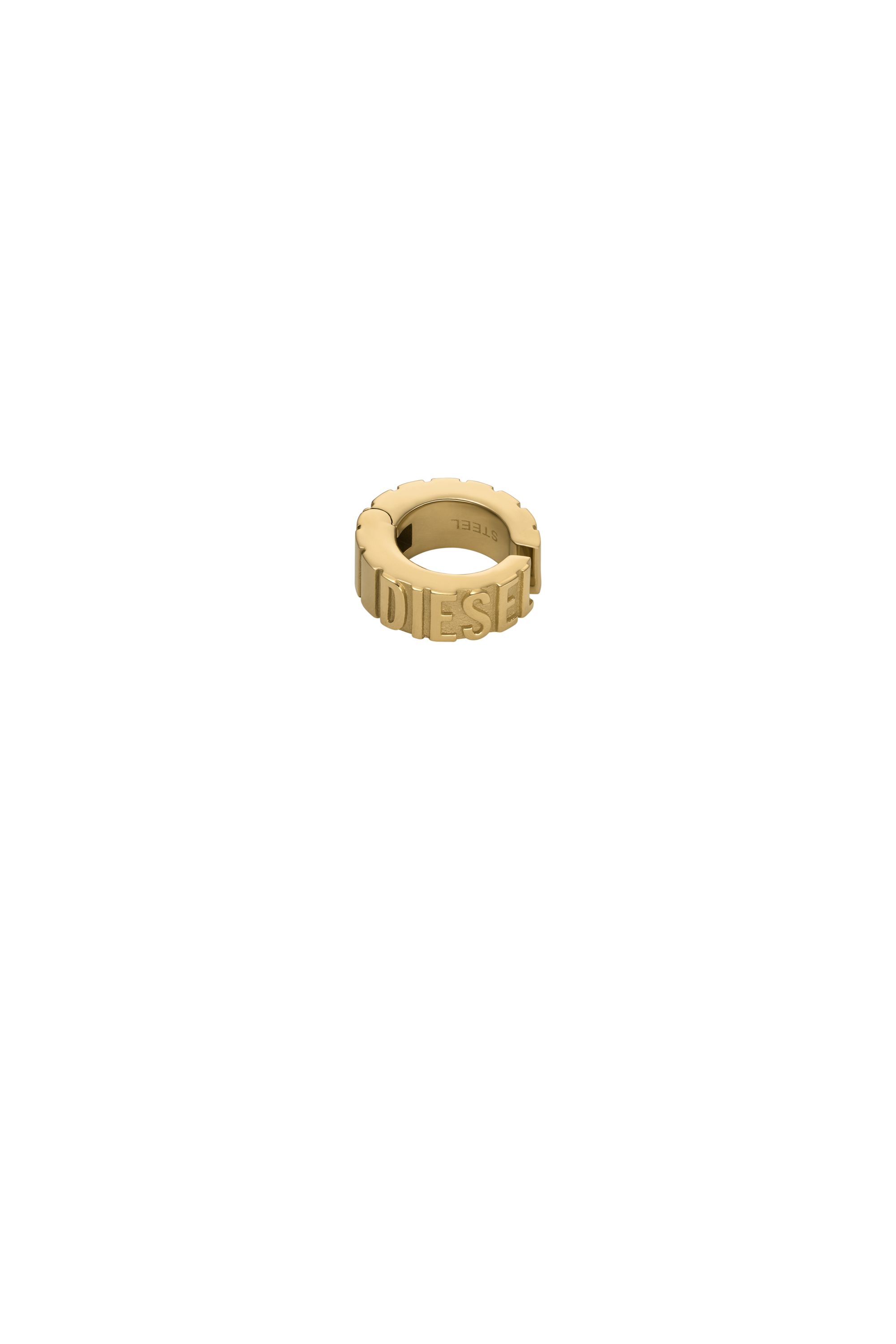 Diesel - DX1565710 JEWEL, Unisex Cuff-Ohrring aus goldenem Edelstahl in Gold - 2