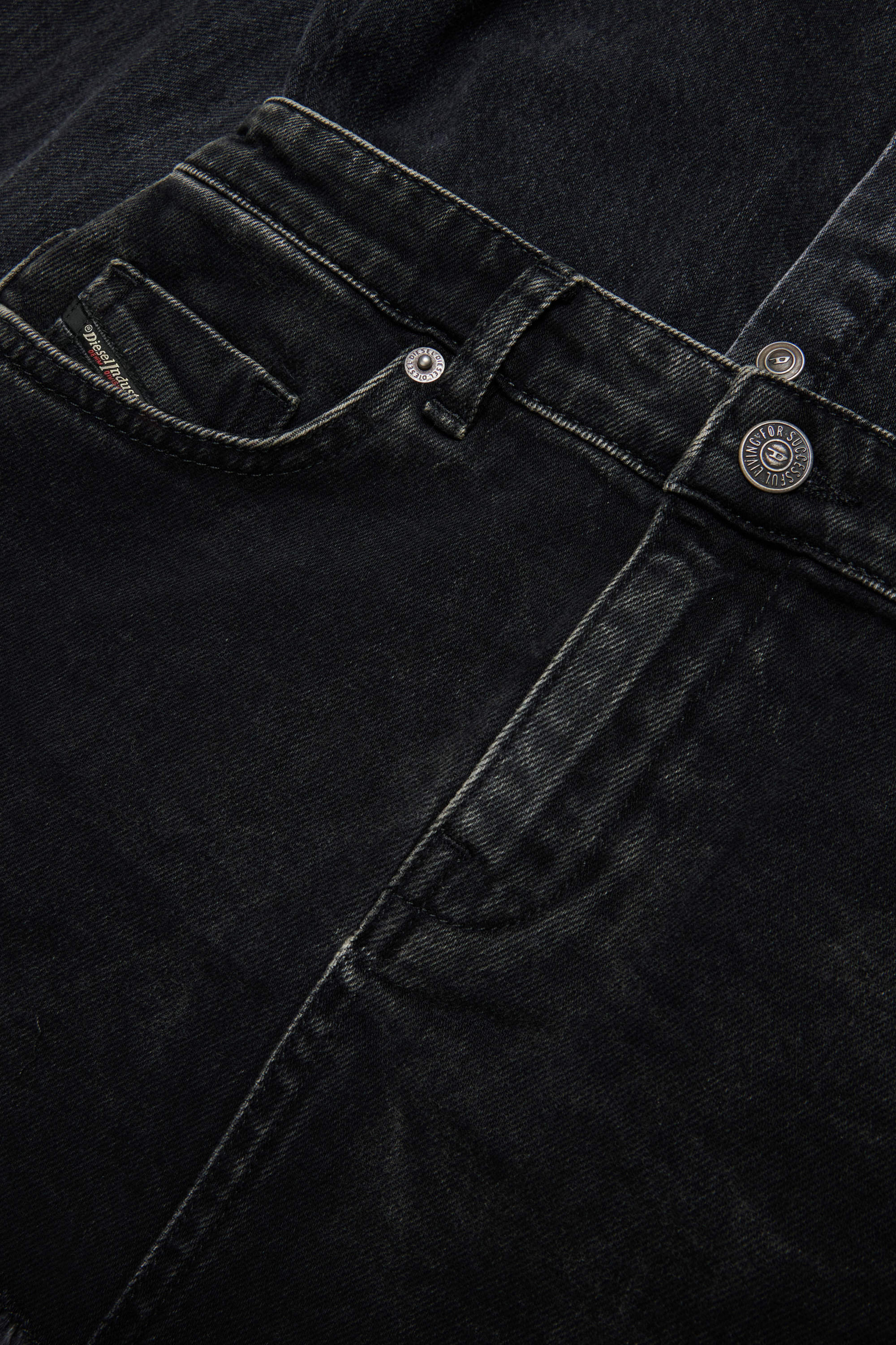 Diesel - DESSY, Damen Jeanskleid mit Taschen in Schwarz - 4