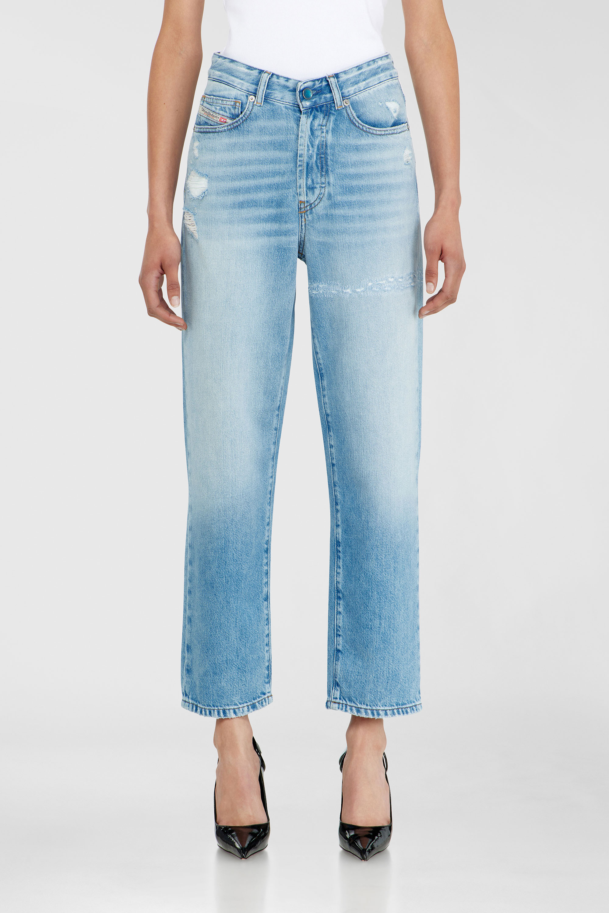 Diesel - Woman's Regular Jeans 1981 D-Went 09P49, Light Blue - 4