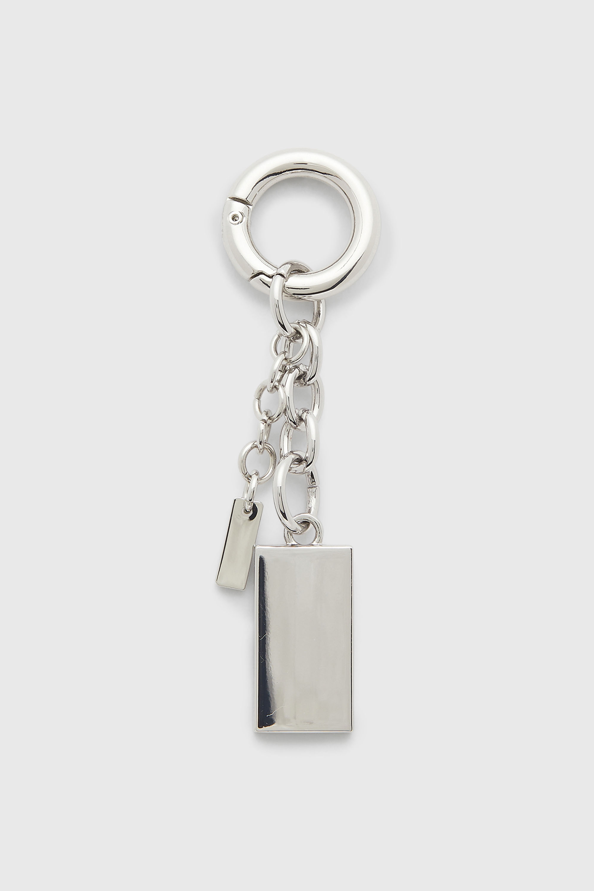 Diesel - CHARM-BISCOTTO, Damen Metallschl&uuml;sselanh&auml;nger mit logo Biscotto Charm in Silber - 2