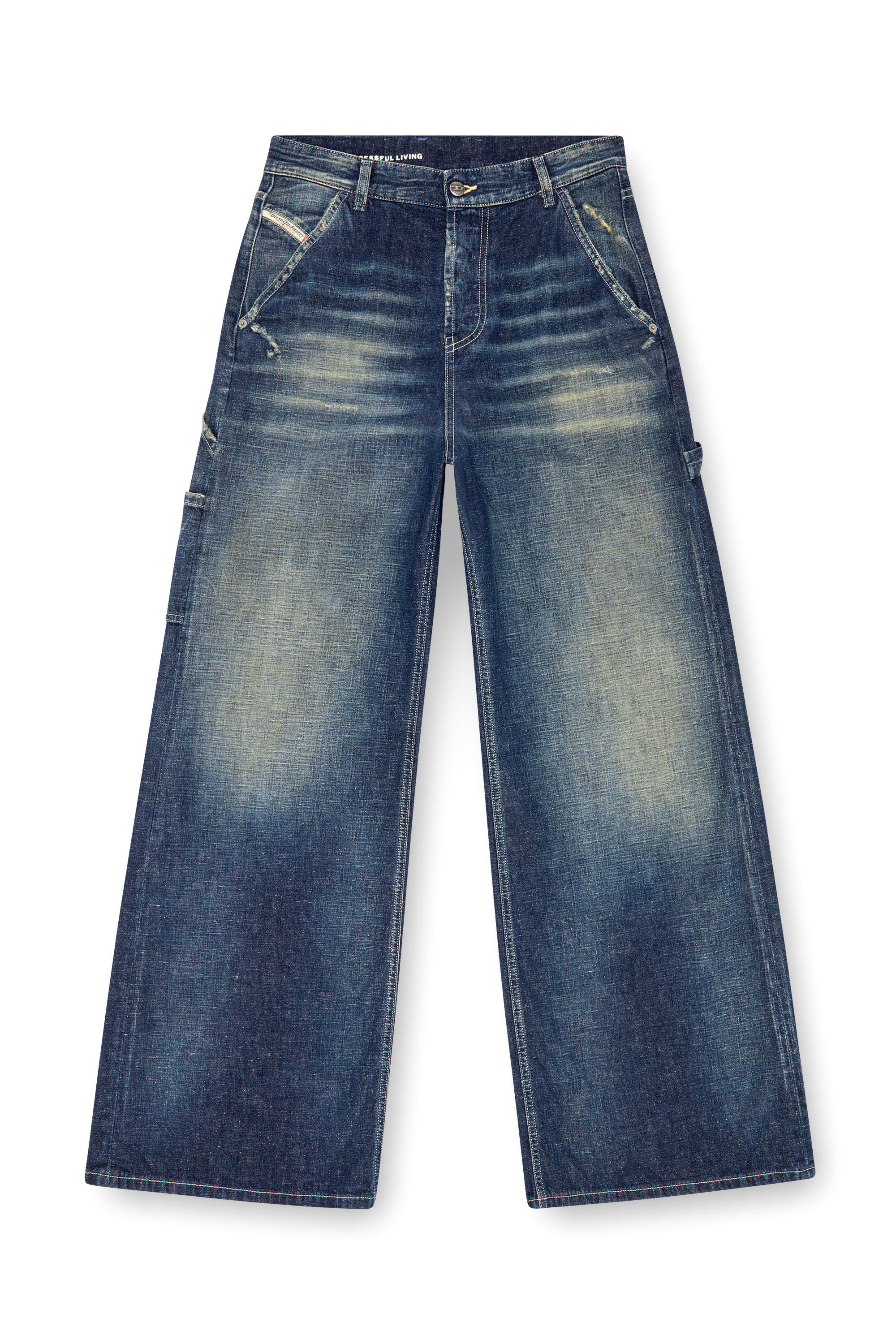 Diesel - Damen Straight Jeans 1996 D-Sire 09J91, Dunkelblau - 3