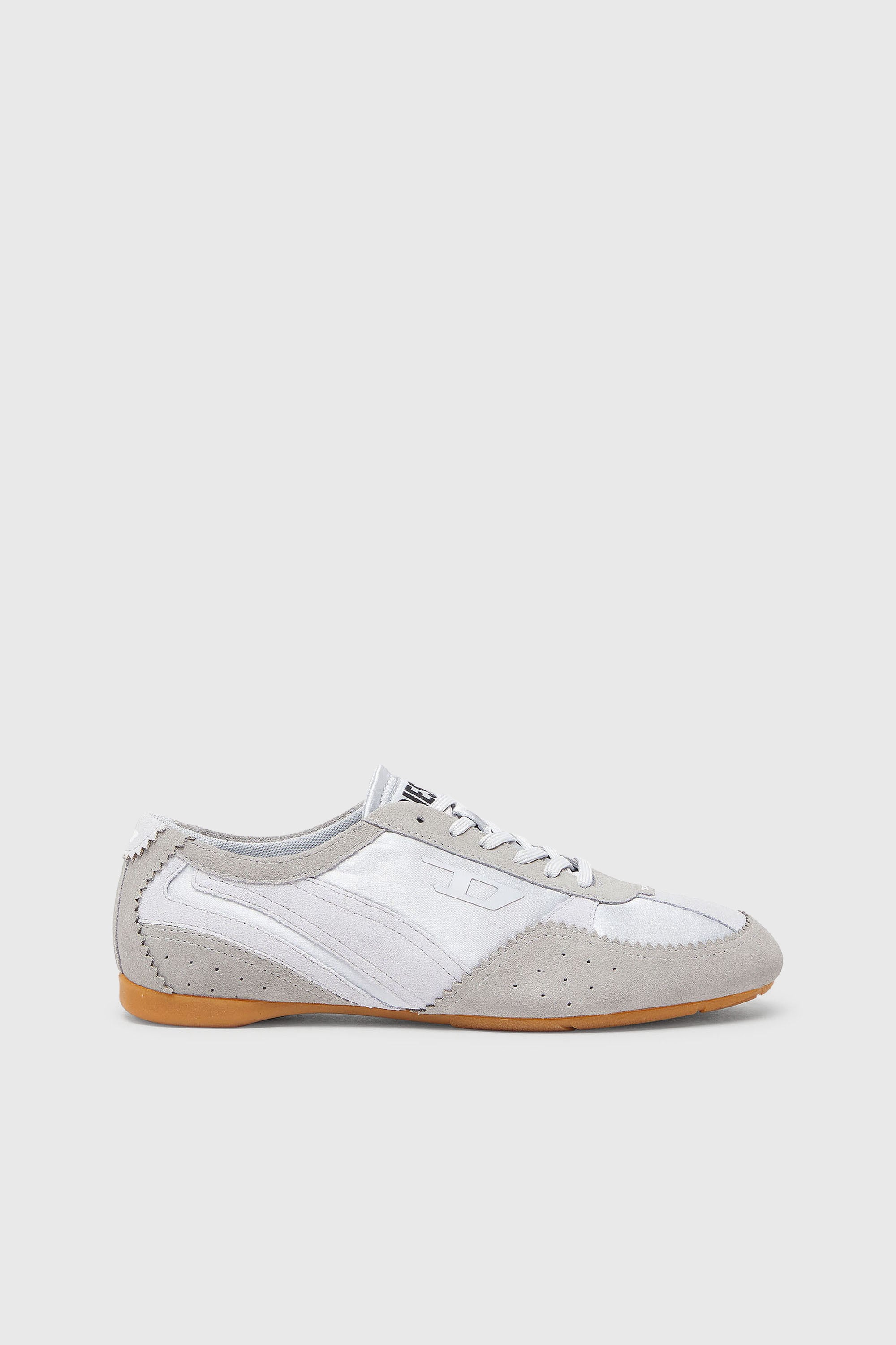 Diesel - D-MILE LOW II W, Damen D-Mile &ndash; Flat-Sneakers mit Wildleder-Overlays in Hellblau - 1