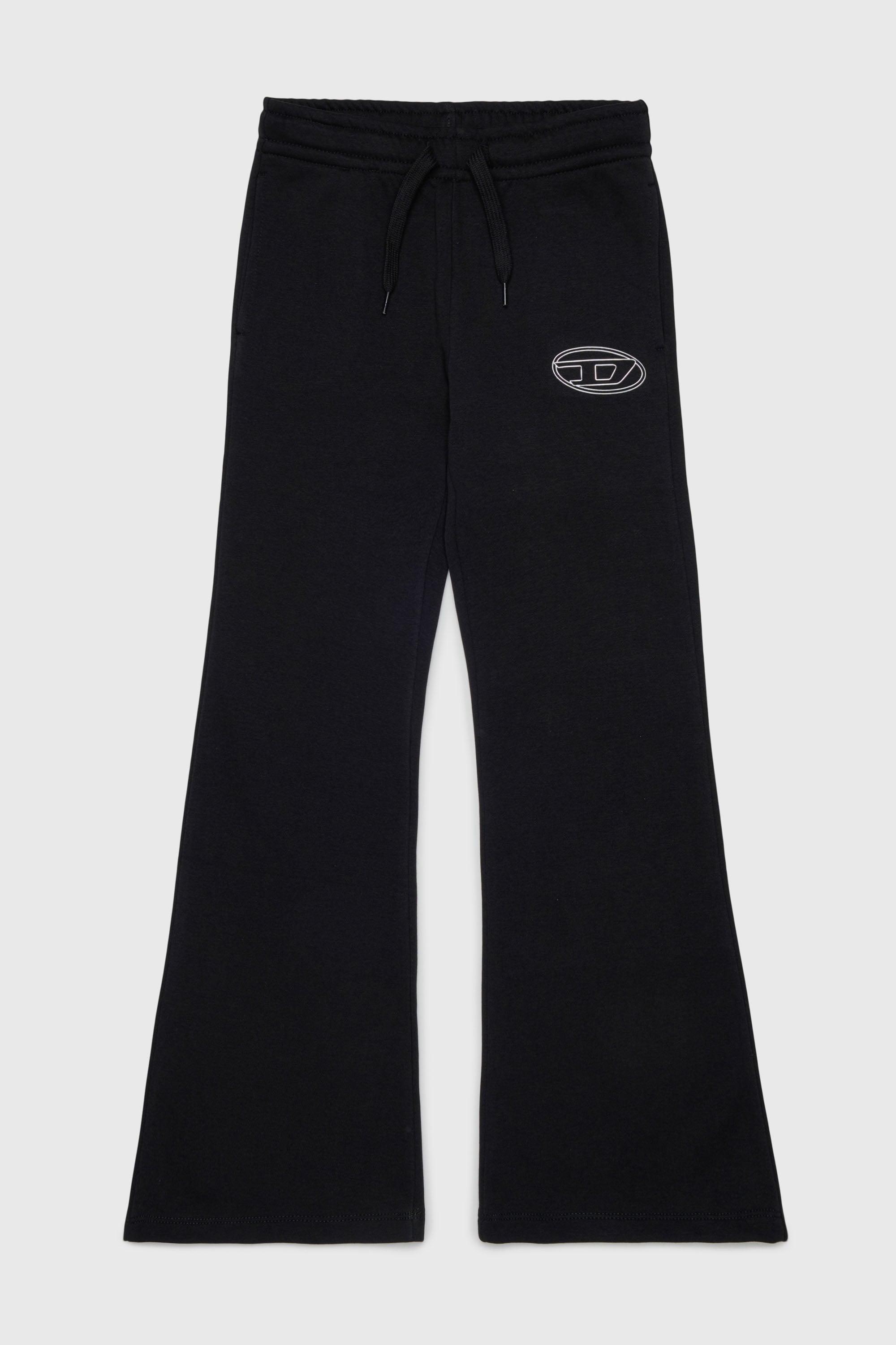 Diesel - PALBIRT, Woman's Flared sweatpants with Oval D logo in Black - 1