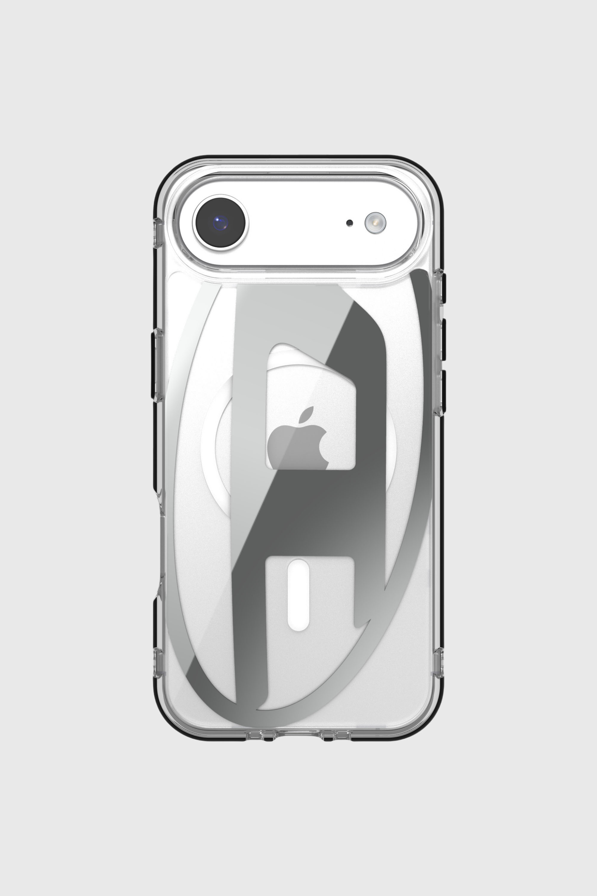 Diesel - 60412 AOP CASE, Unisex Oval D Metallic Case mit Magsafe f&uuml;r iPhone 17 Air in Grau - 2
