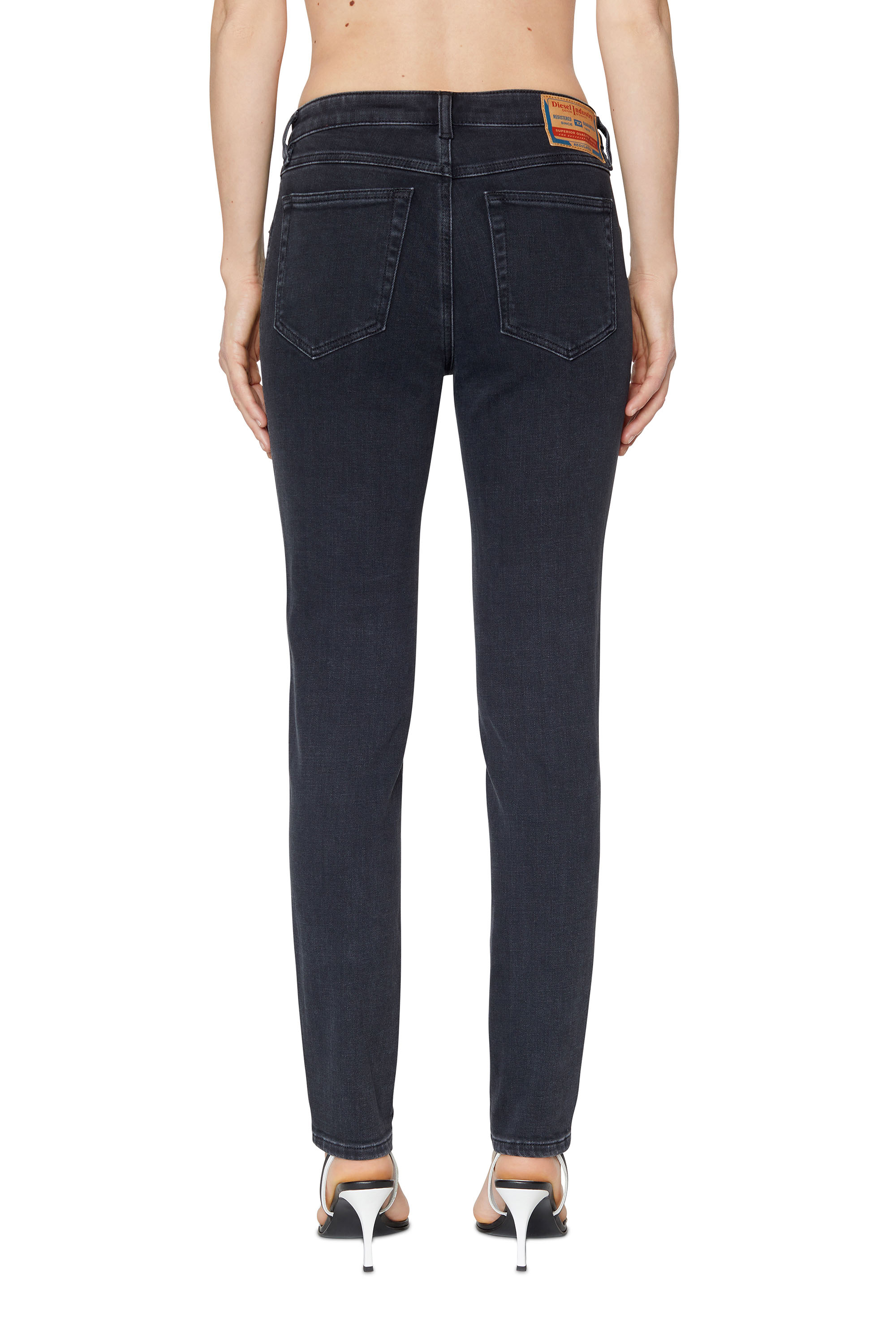Diesel - Damen Skinny Jeans 2015 Babhila Z870G, Schwarz/Dunkelgrau - 4