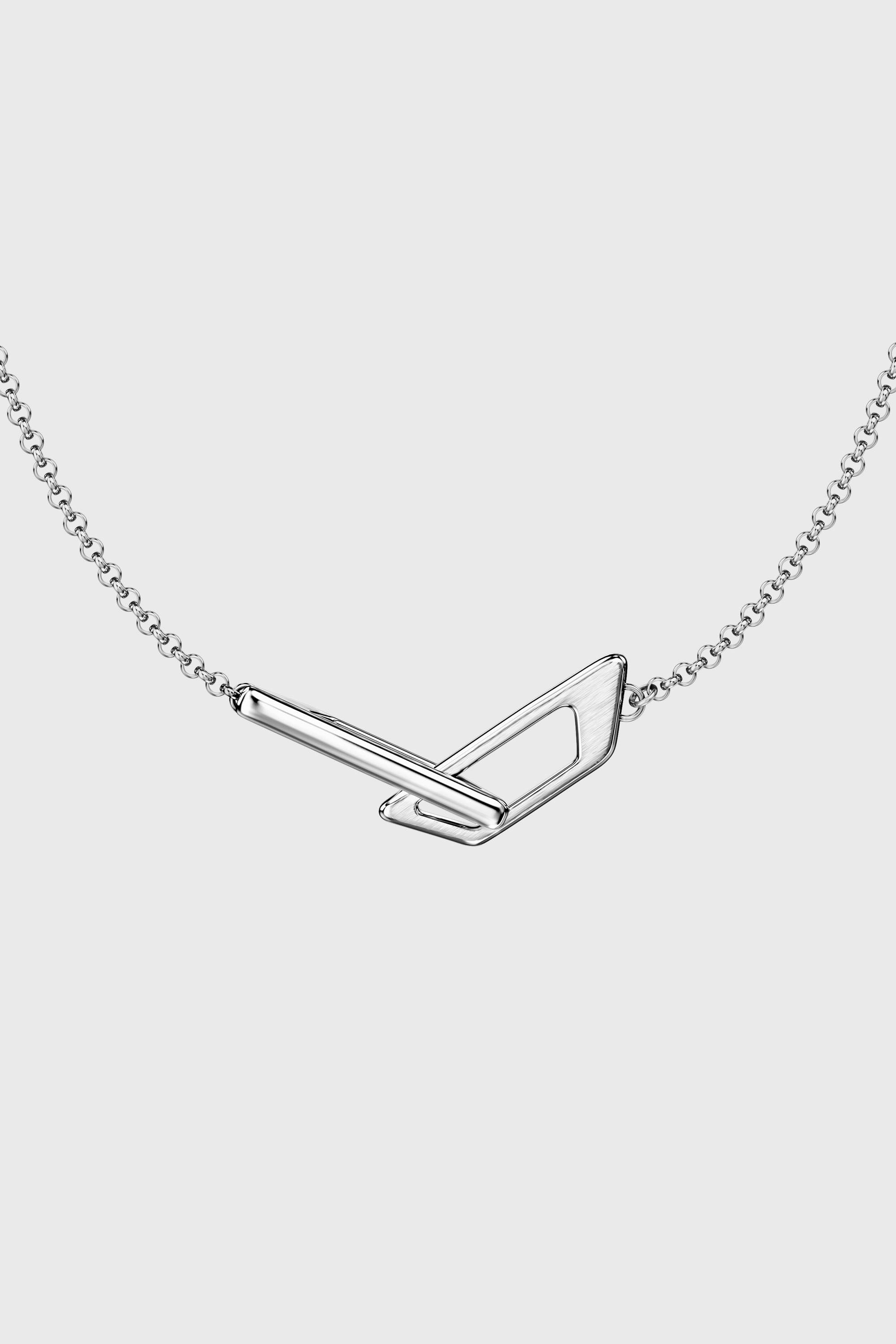 Diesel - DX1727040, Unisex Bandhalskette aus Edelstahl in Silber - 2
