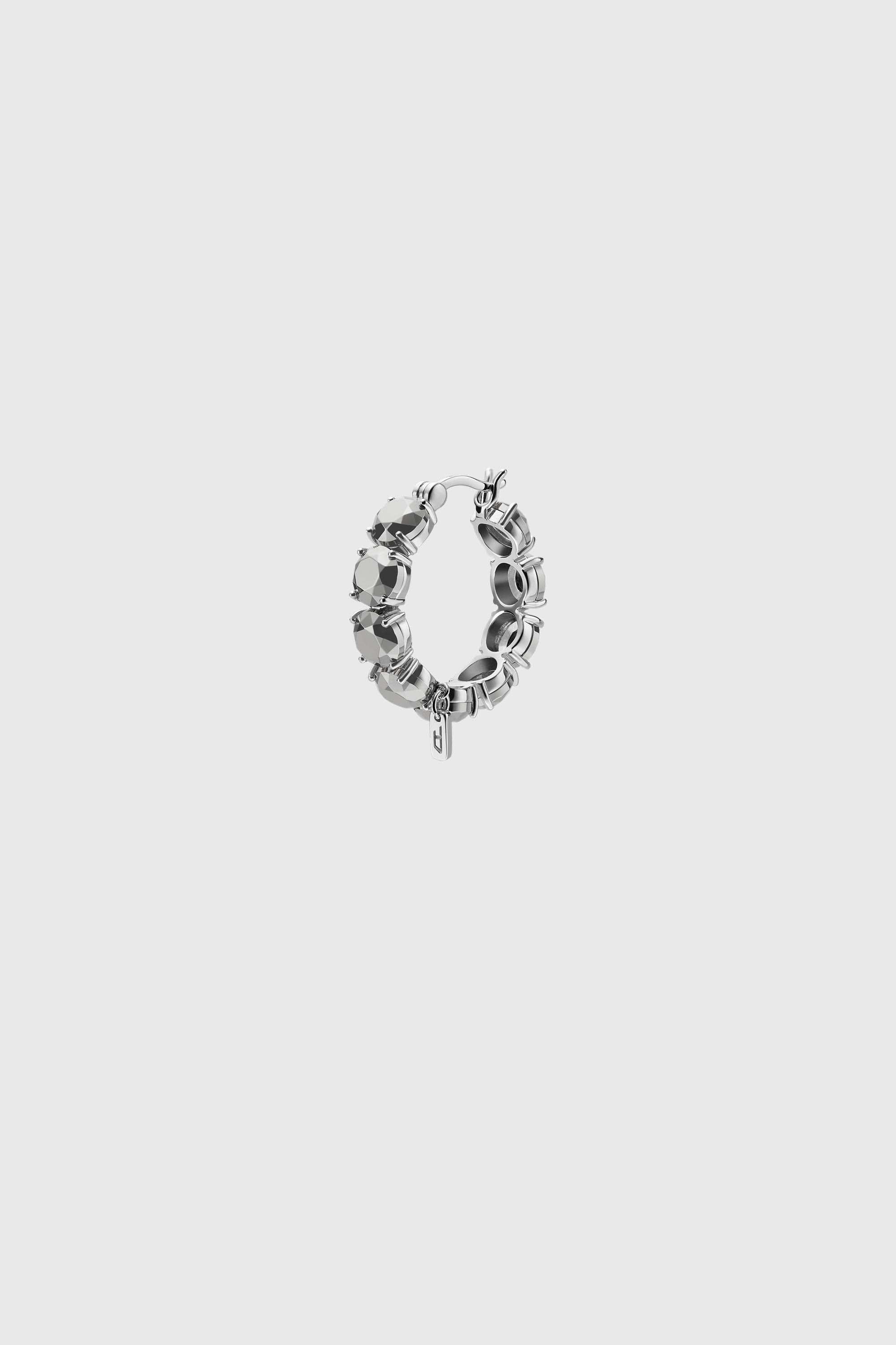 Diesel - DL1357040 STERLING SILVER JEWEL, Unisex Ohrring aus Sterlingsilber in Silber - 1
