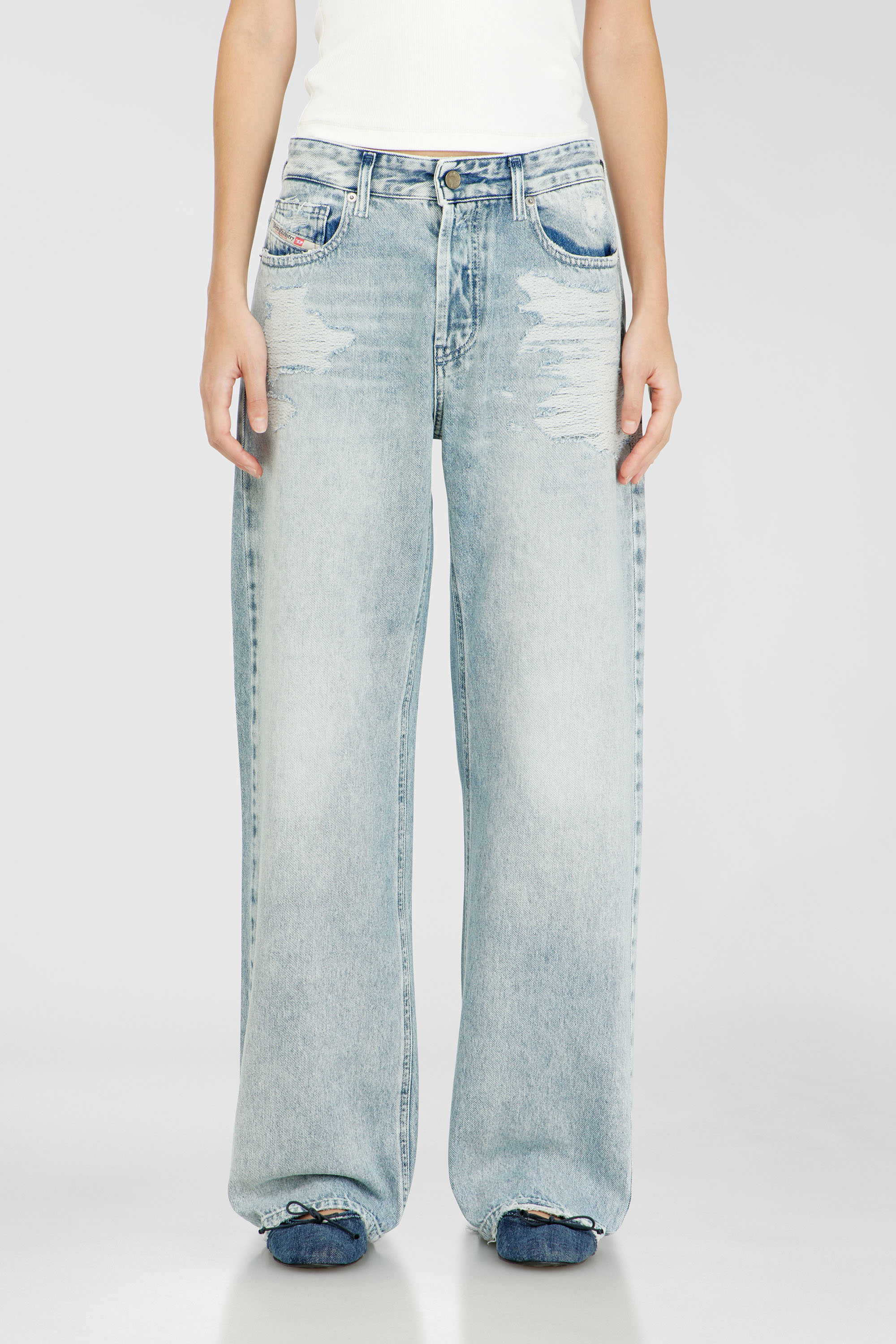 Diesel - Damen Relaxed Jeans 1990 D-Waigee 09R51, null - 4