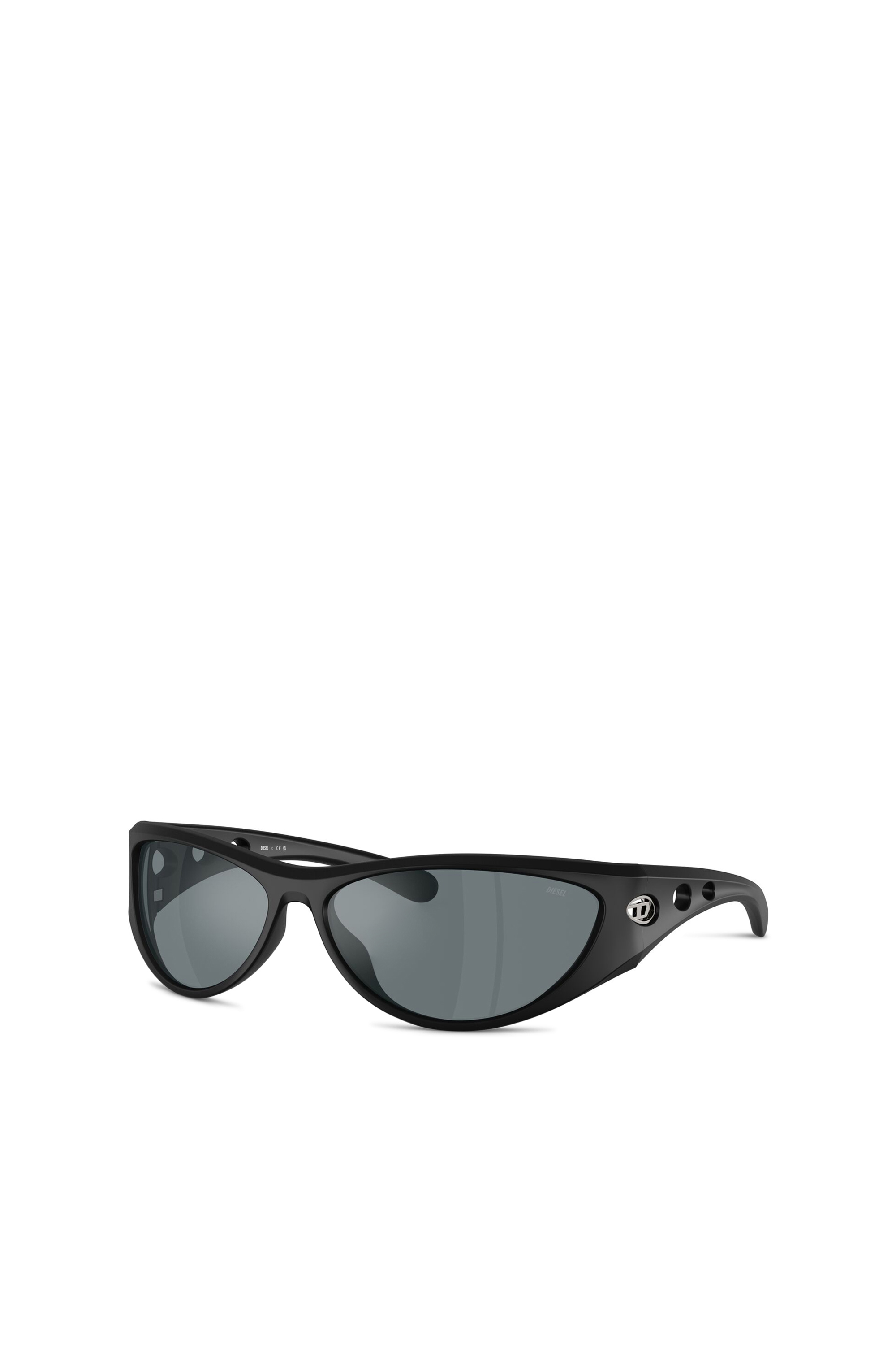 Diesel - 0DL3004U, Unisex Softer Katzenaugen-Style Brille in Schwarz - 4