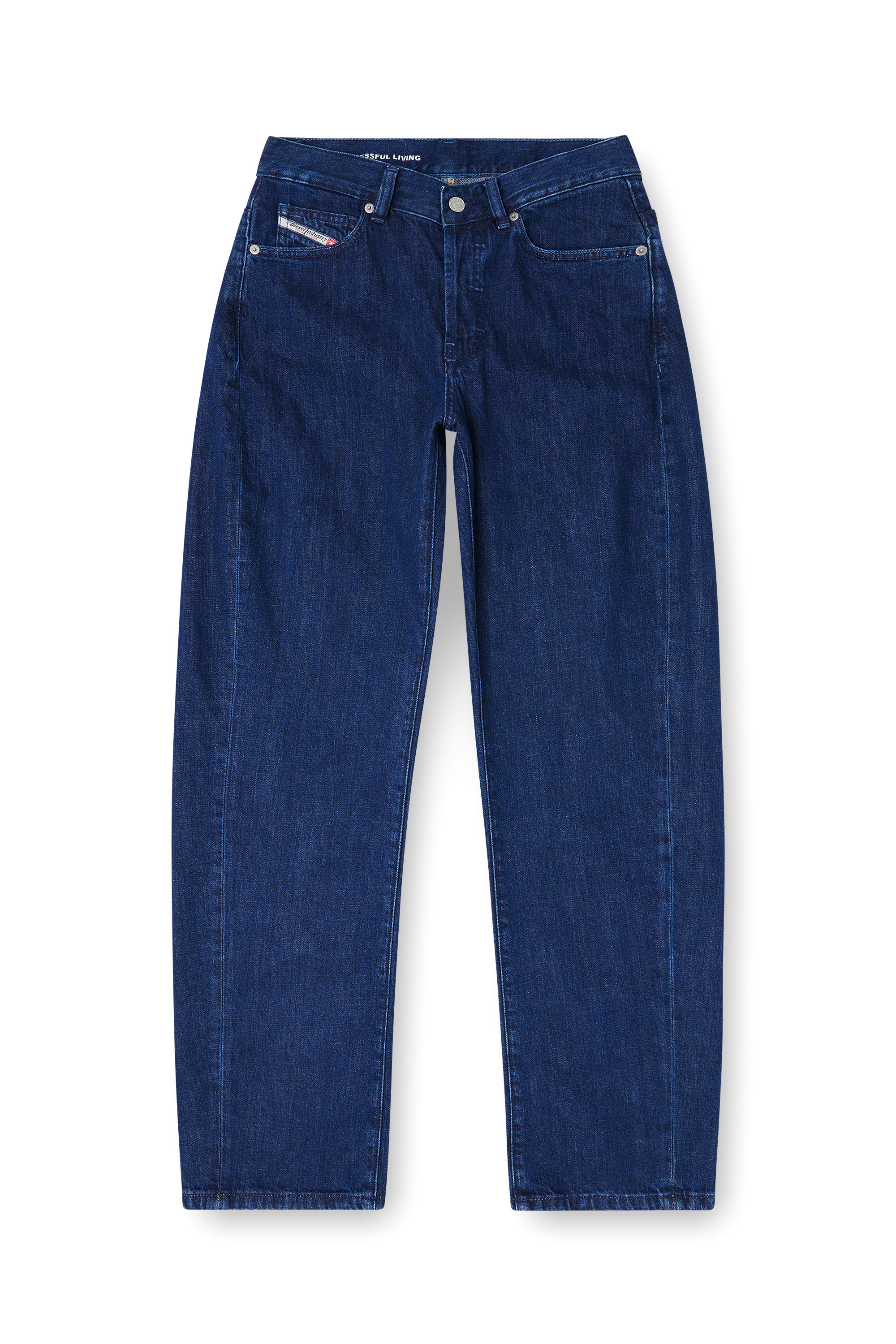 Diesel - Damen Relaxed Jeans 1974 D-Ellz 0DBDX, Dunkelblau - 4