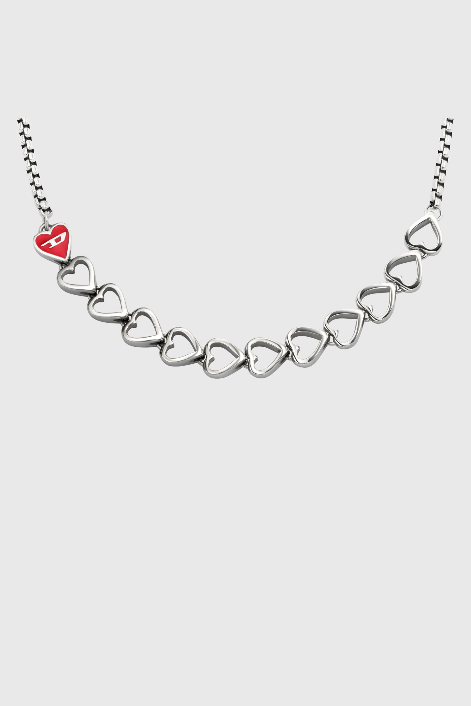 Diesel - DX166640 JEWELLERY, Unisex Halskette aus Edelstahlgliederkette in Silber - 2