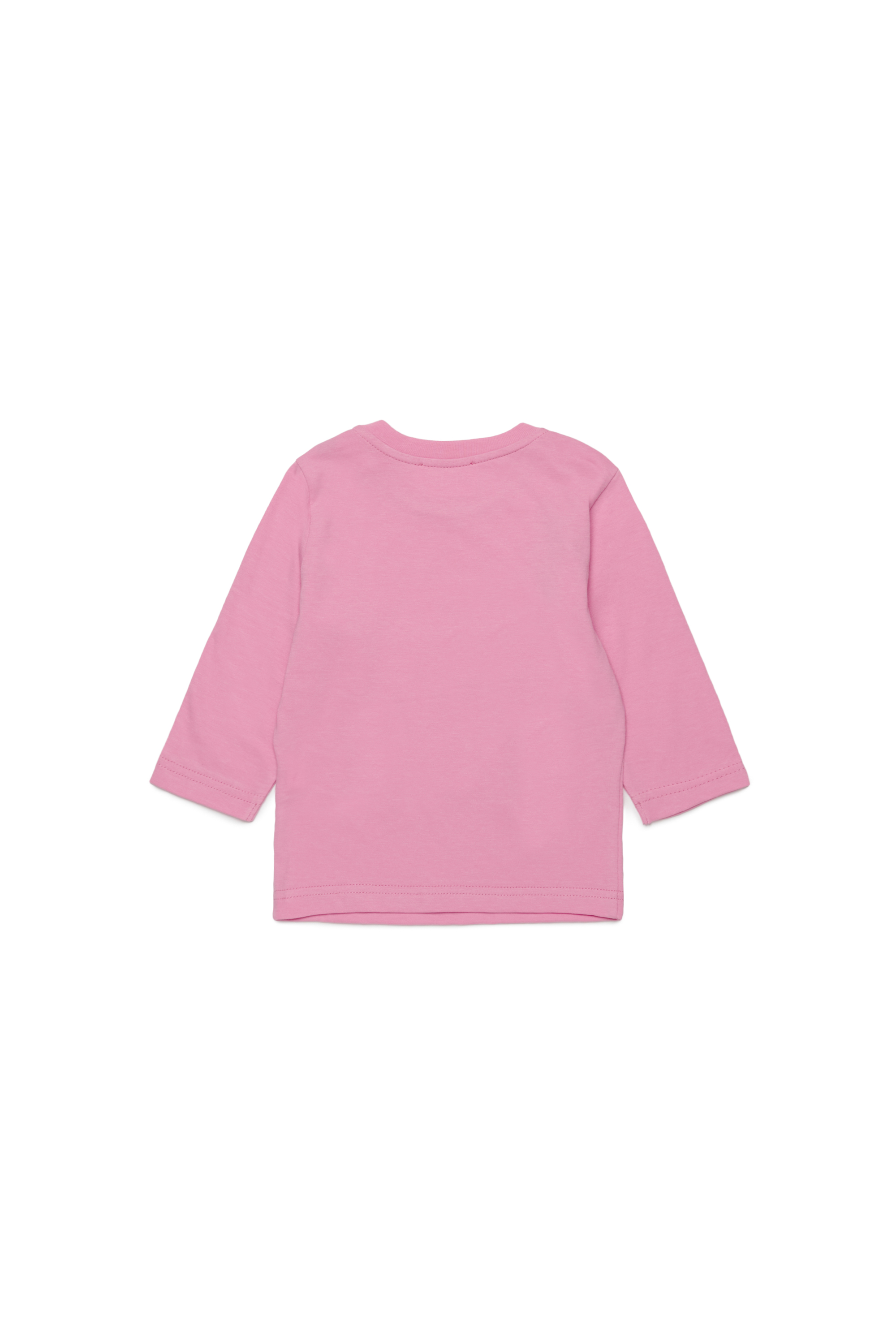 Diesel - TCERBLSB, Unisex Langarm-T-Shirt mit Oval D in Rosa - Image 2