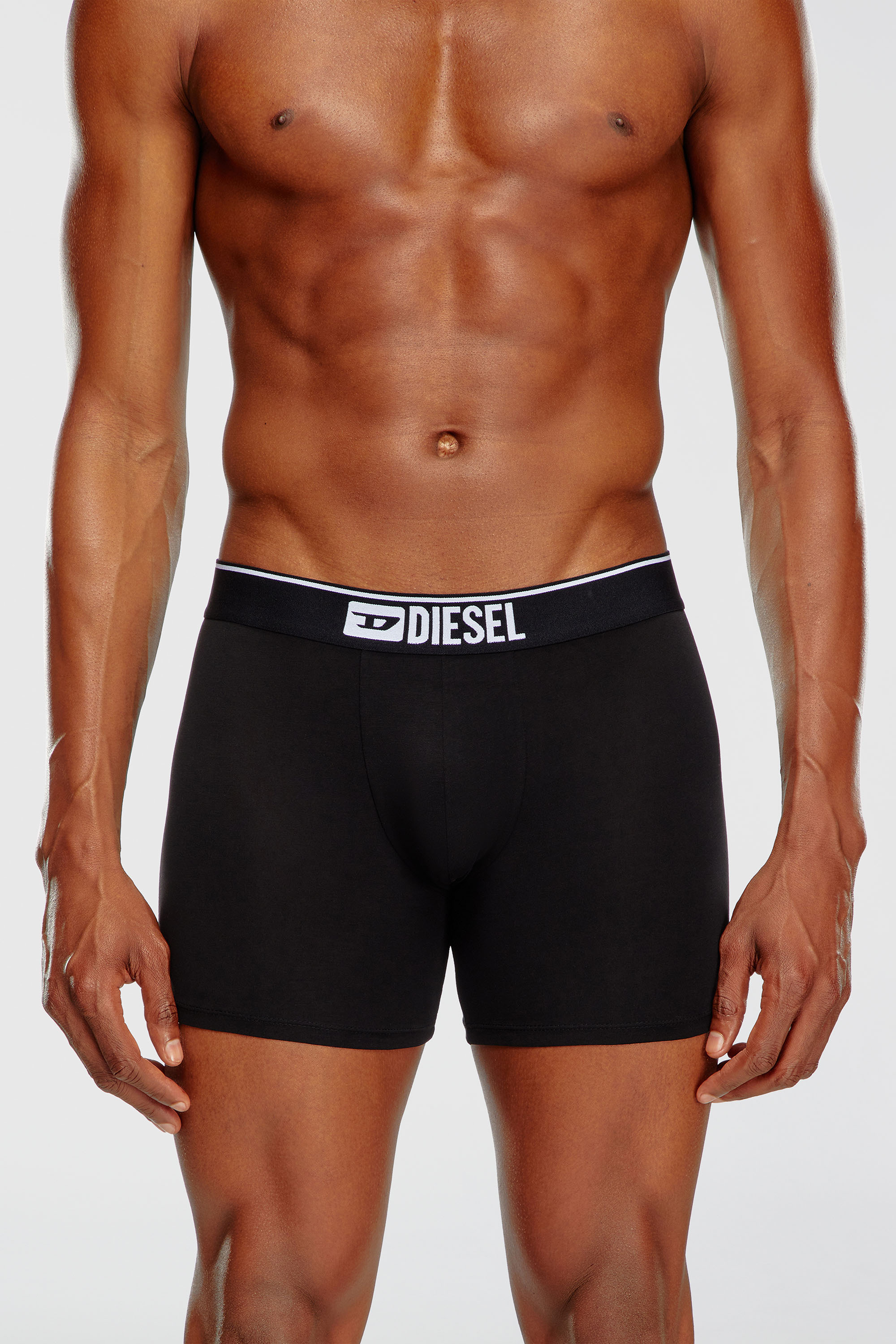 Diesel - UMBX-SEBASTIANTHREEPAC, Herren Einfarbige, lange Retropants im Dreierpack in Schwarz - 2