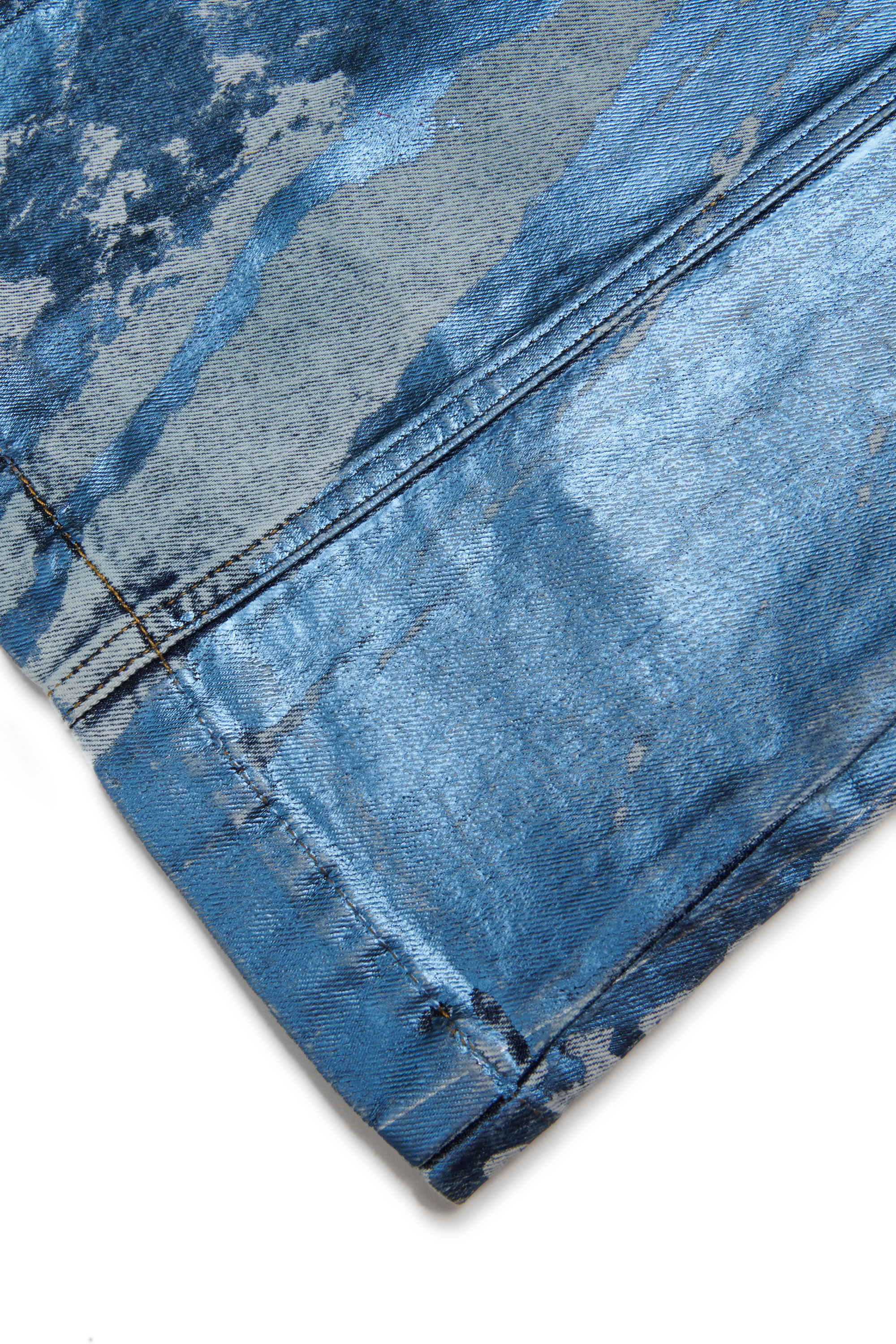 Diesel - DUMPYX, Damen Marmoriertes Denim-Kleid in Hellblau - 4