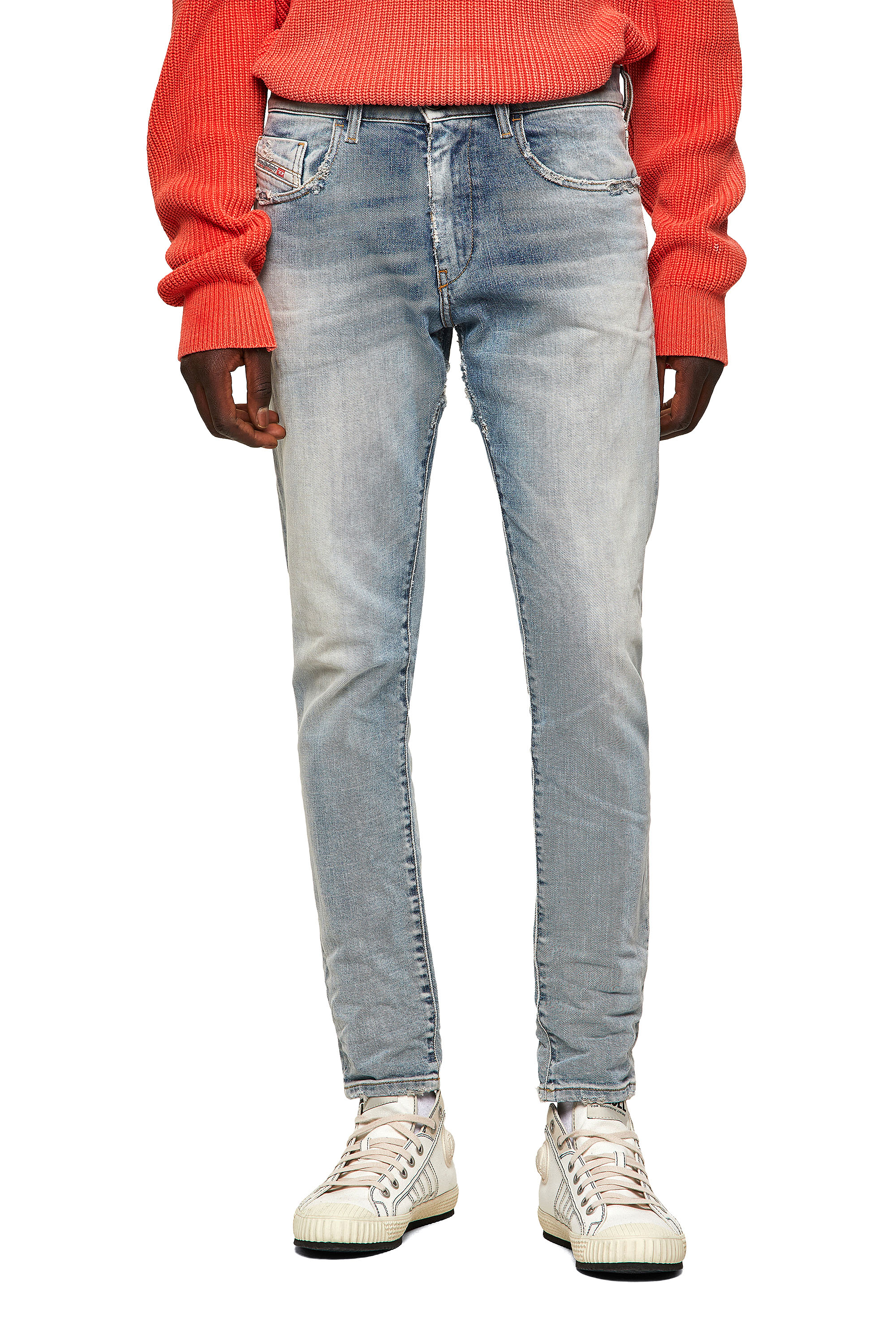 D-Strukt 09A04, Hellblau - Jeans