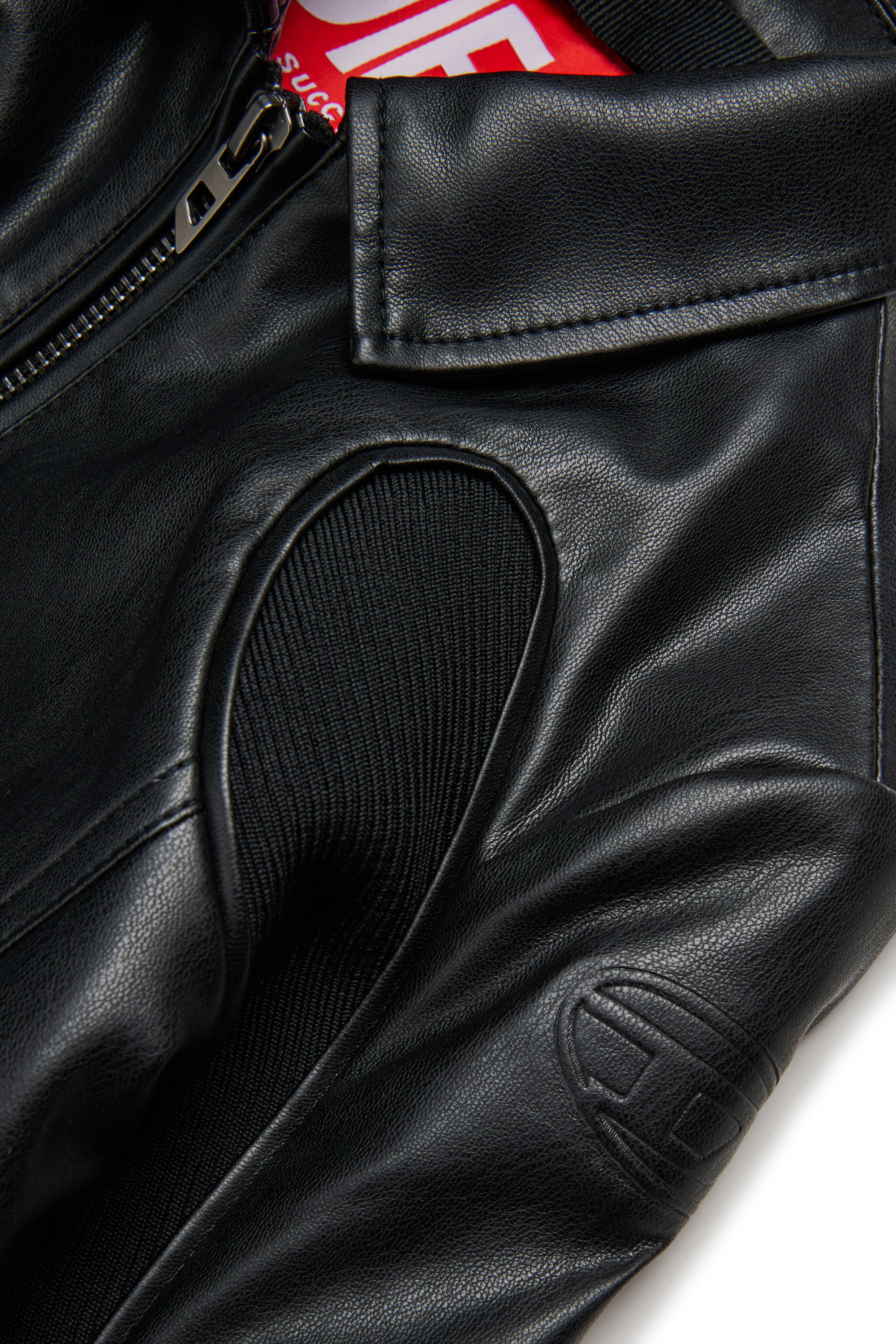 Diesel - JLTOTEMP1, Damen Biker-Jacke mit Reißverschluss in Schwarz - 4