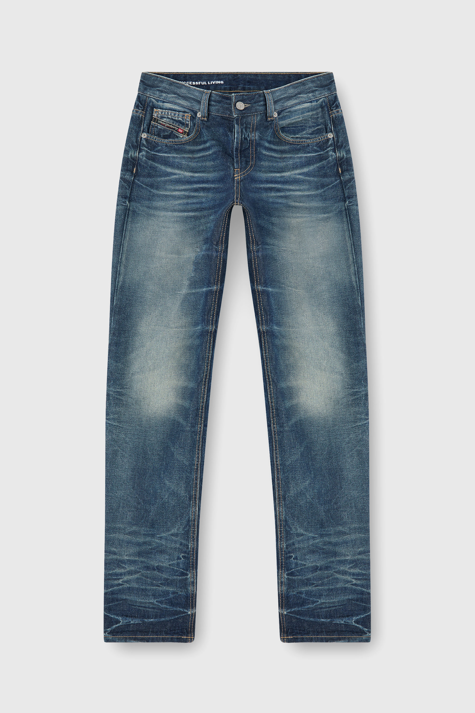 Diesel - Damen Regular Jeans D-Heel 0DBFC, Mittelblau - 2
