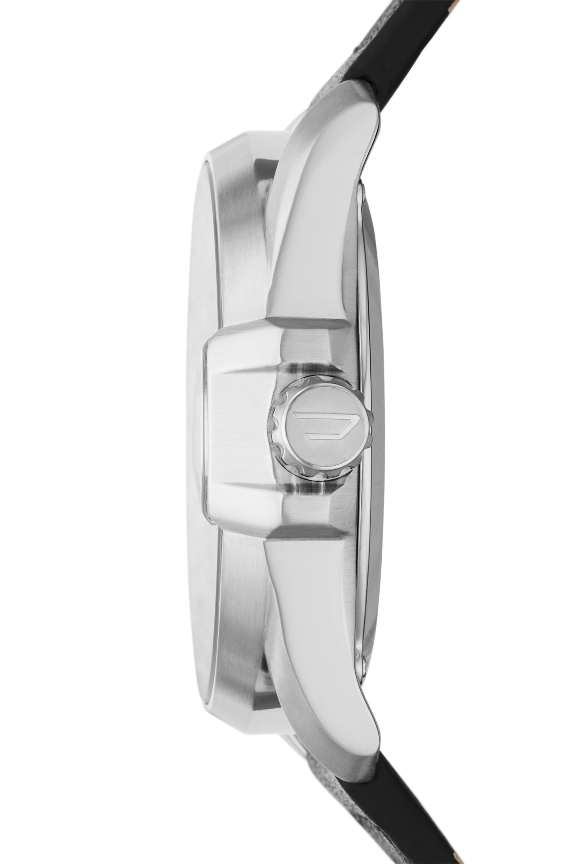 Diesel - DZ1966, Herren MS9 Armbanduhr mit schwarzem Lederarmband in Schwarz - 3