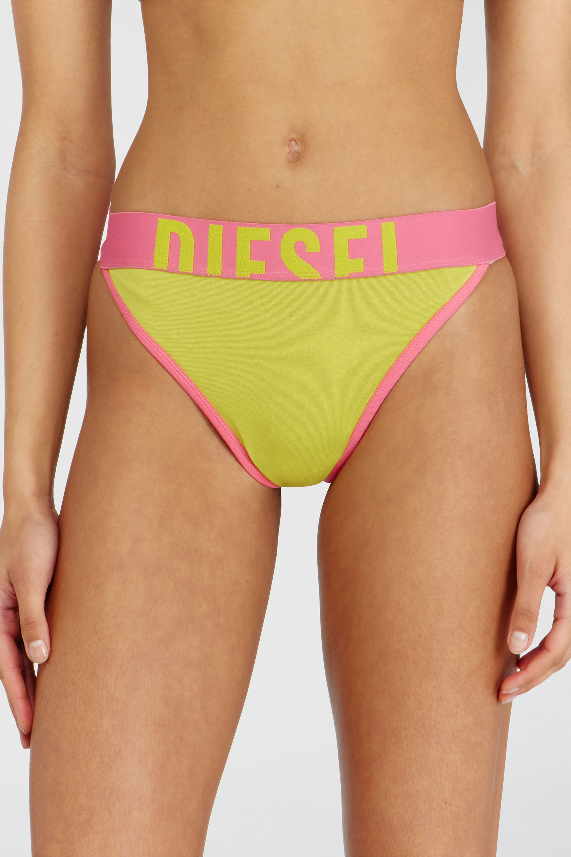 Diesel - MARIANNA-D-POP-3PACK, Damen Dreierpack Stretch-Baumwoll-Tangas, mehrfarbig in Bunt - 3
