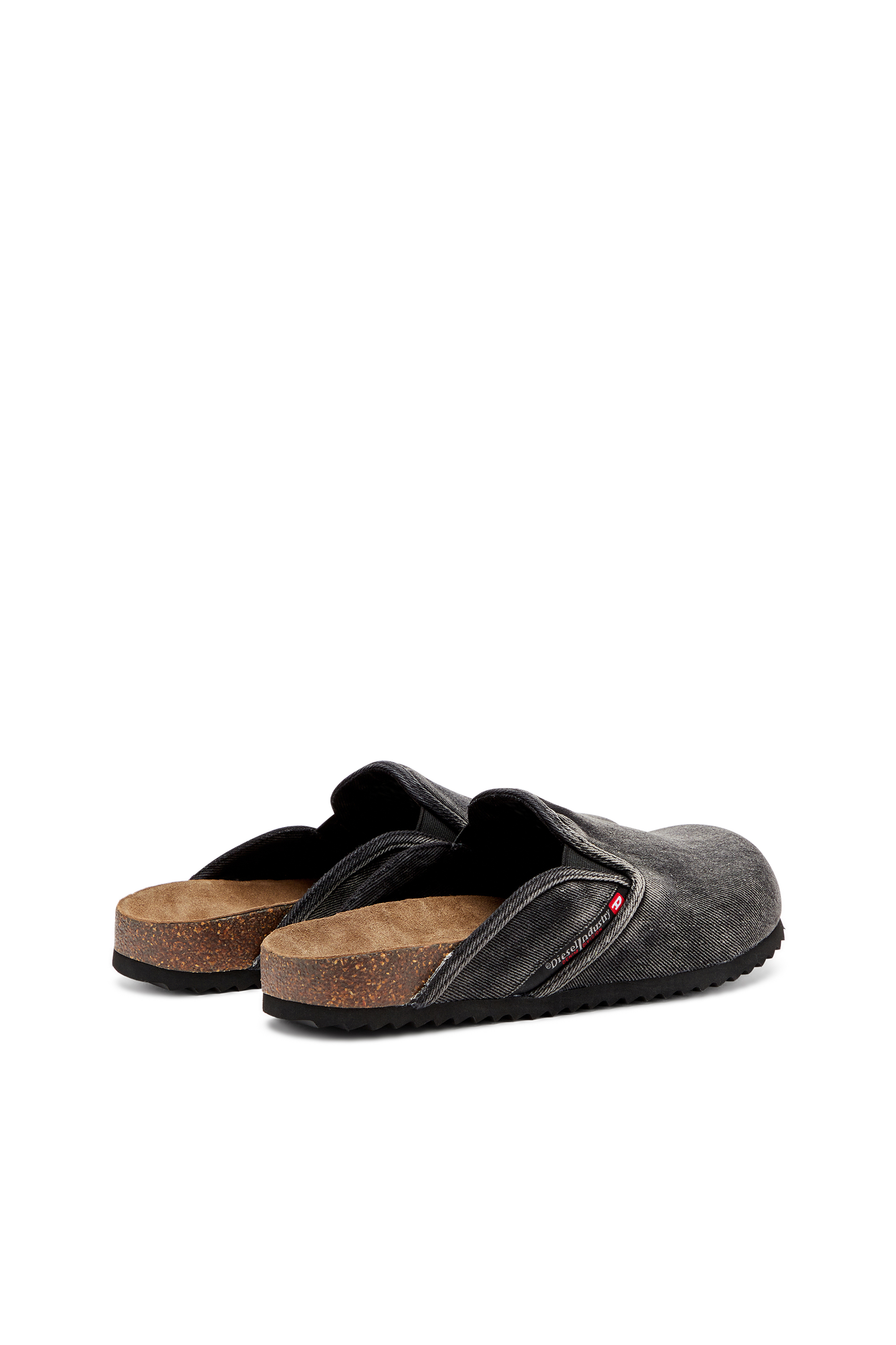 Diesel - D-WOODSTOCK SLIP-ON, Herren D-Woodstock-Mules aus Denim in Schwarz - 3