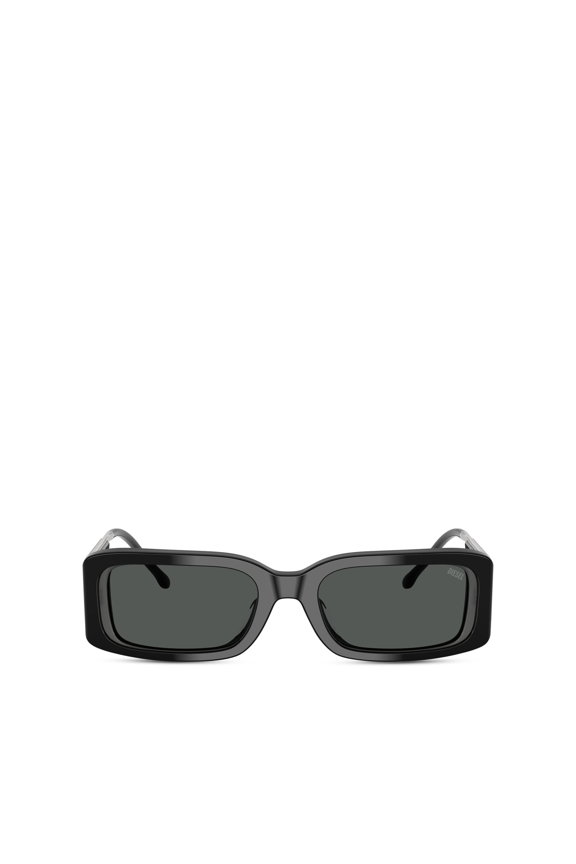 Diesel - 0DL2017U, Unisex Rechteckige Sonnenbrille in Schwarz - 1