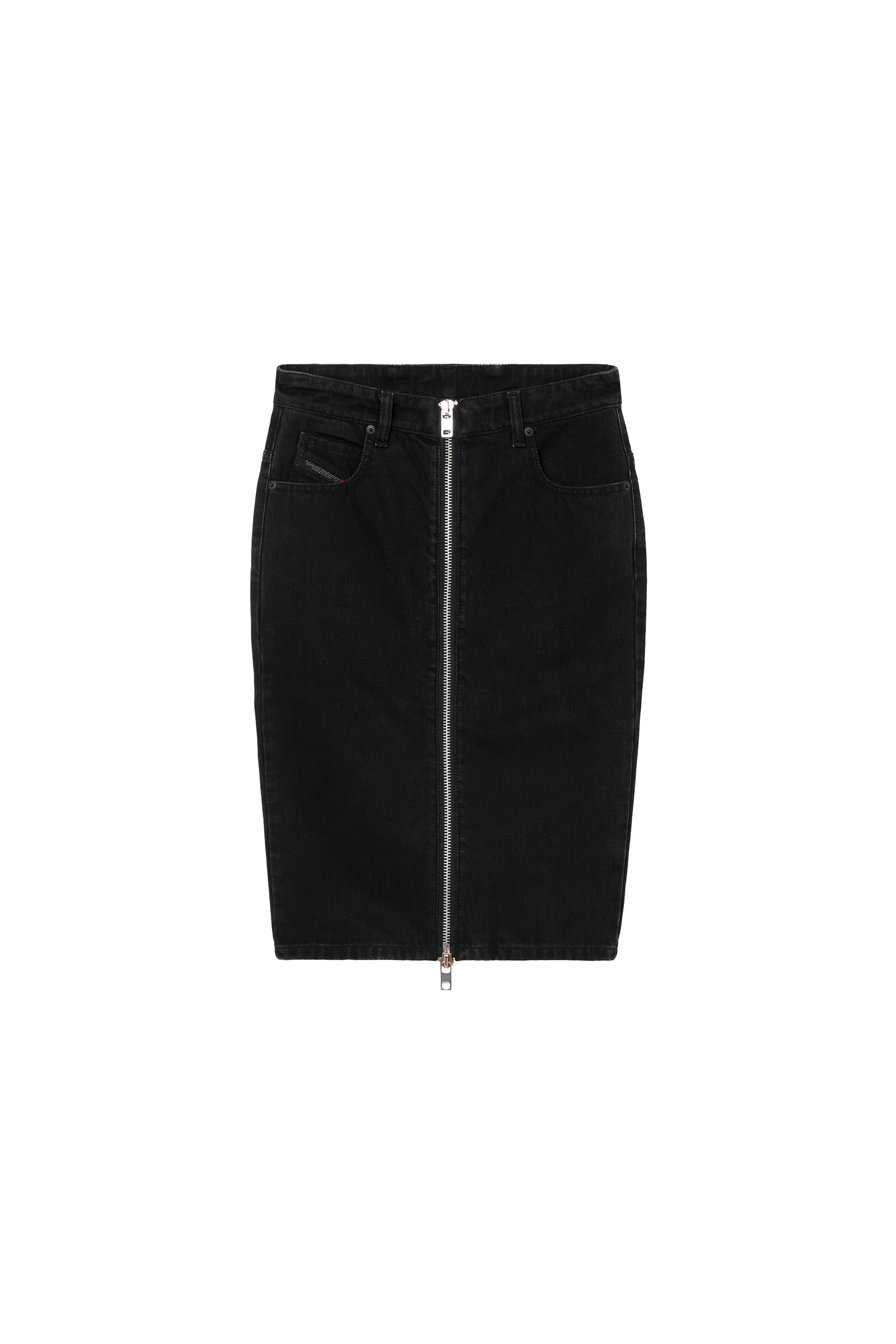 DE-PENCIL-ZIP, Schwarz - Röcke