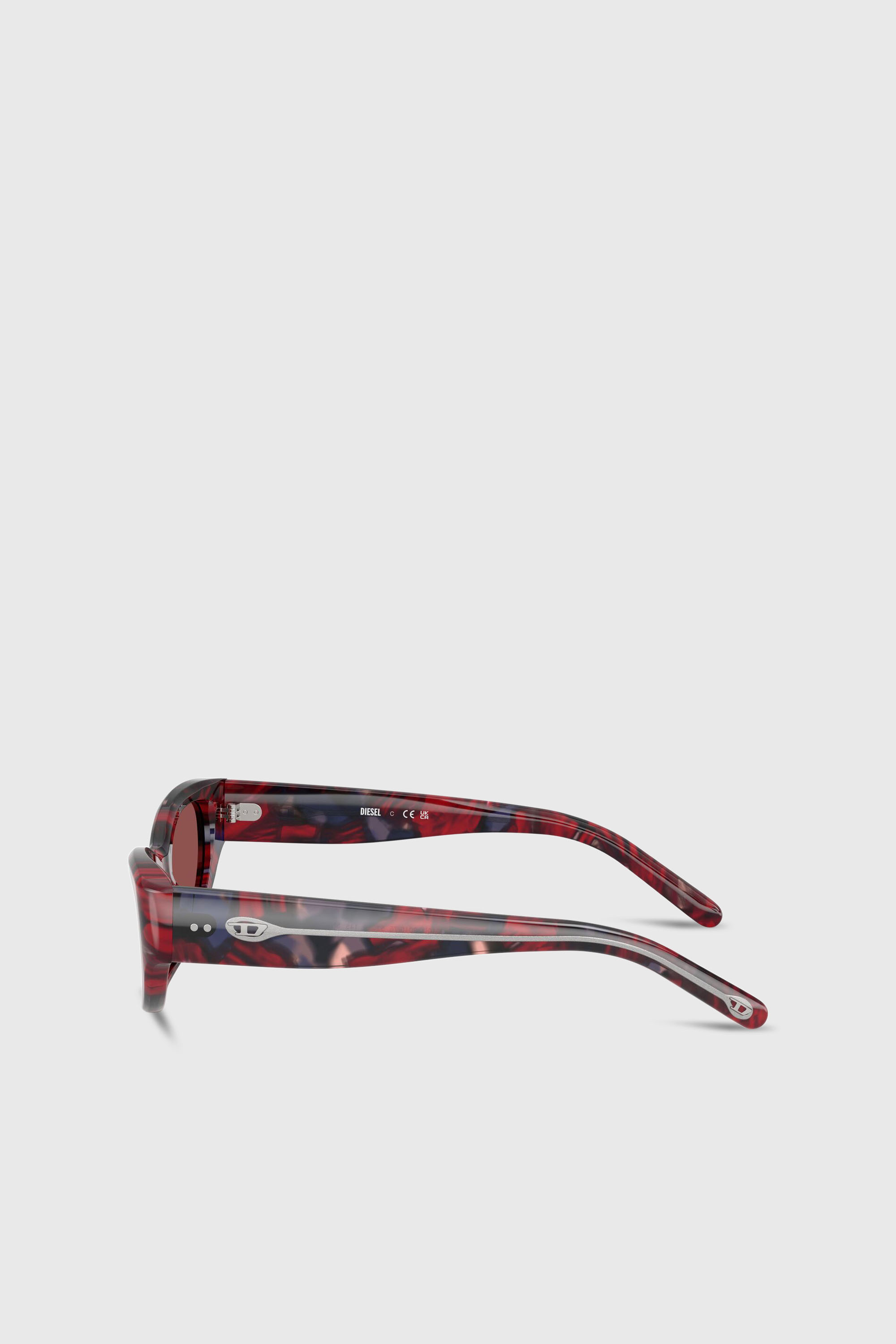 Diesel - 0DL2010U, Unisex Cateye-Sonnenbrillen in Rot/Braun - 5