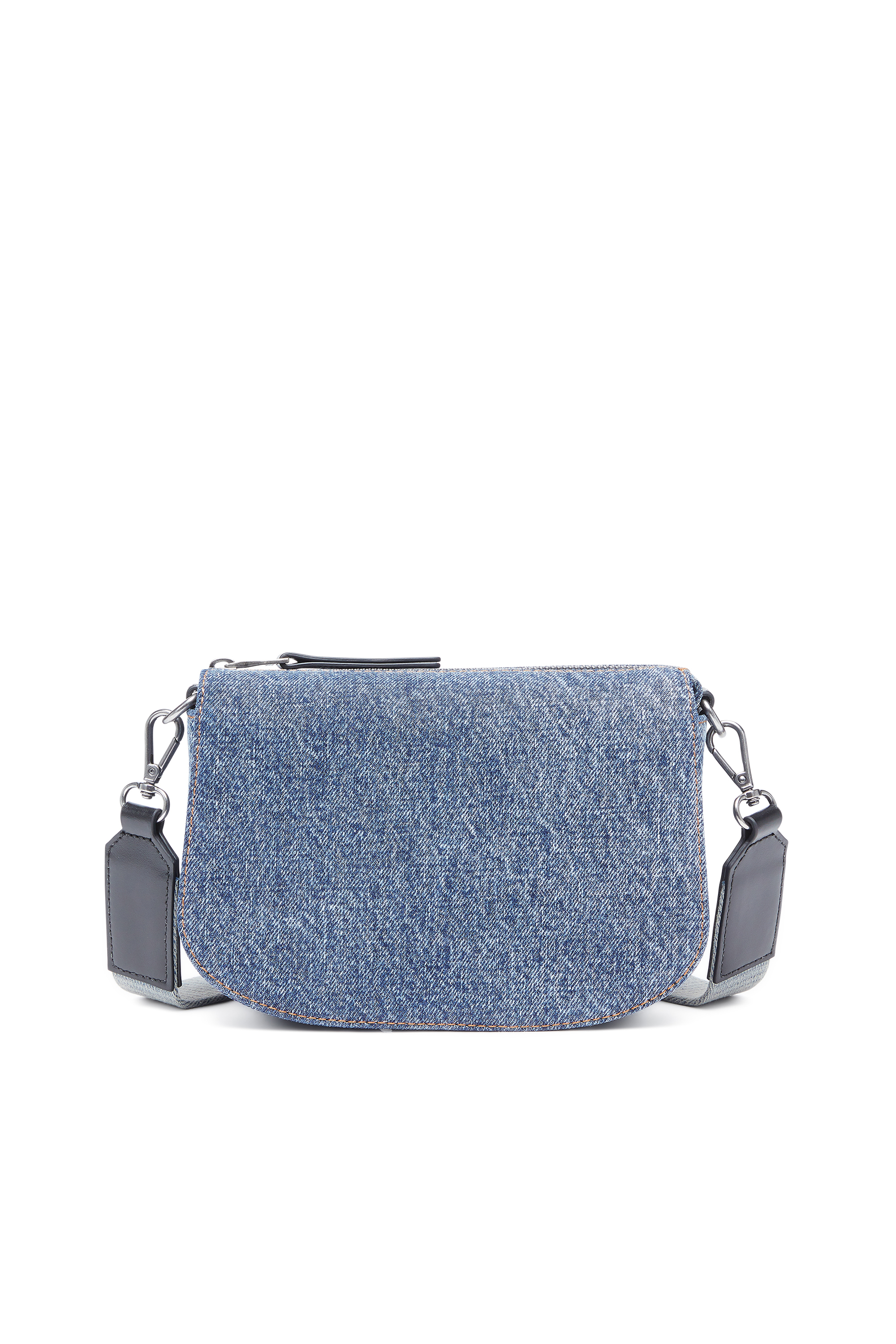 Diesel - 1DR CAMERA BAG, Unisex Camera Bag aus solarisiertem Denim in Blau - 7