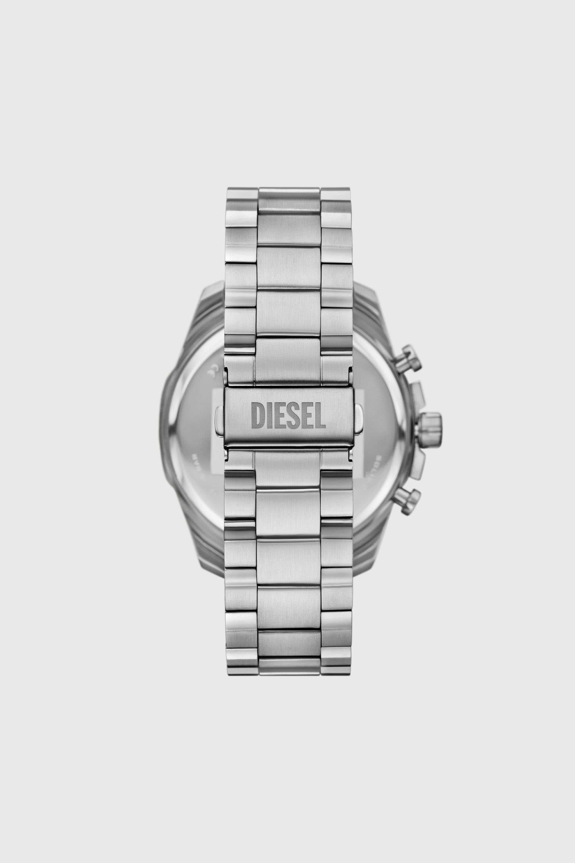 Diesel - DZ4686 WATCH, Herren Mega Chief Slim Armbanduhr aus Edelstahl in Silber - 2