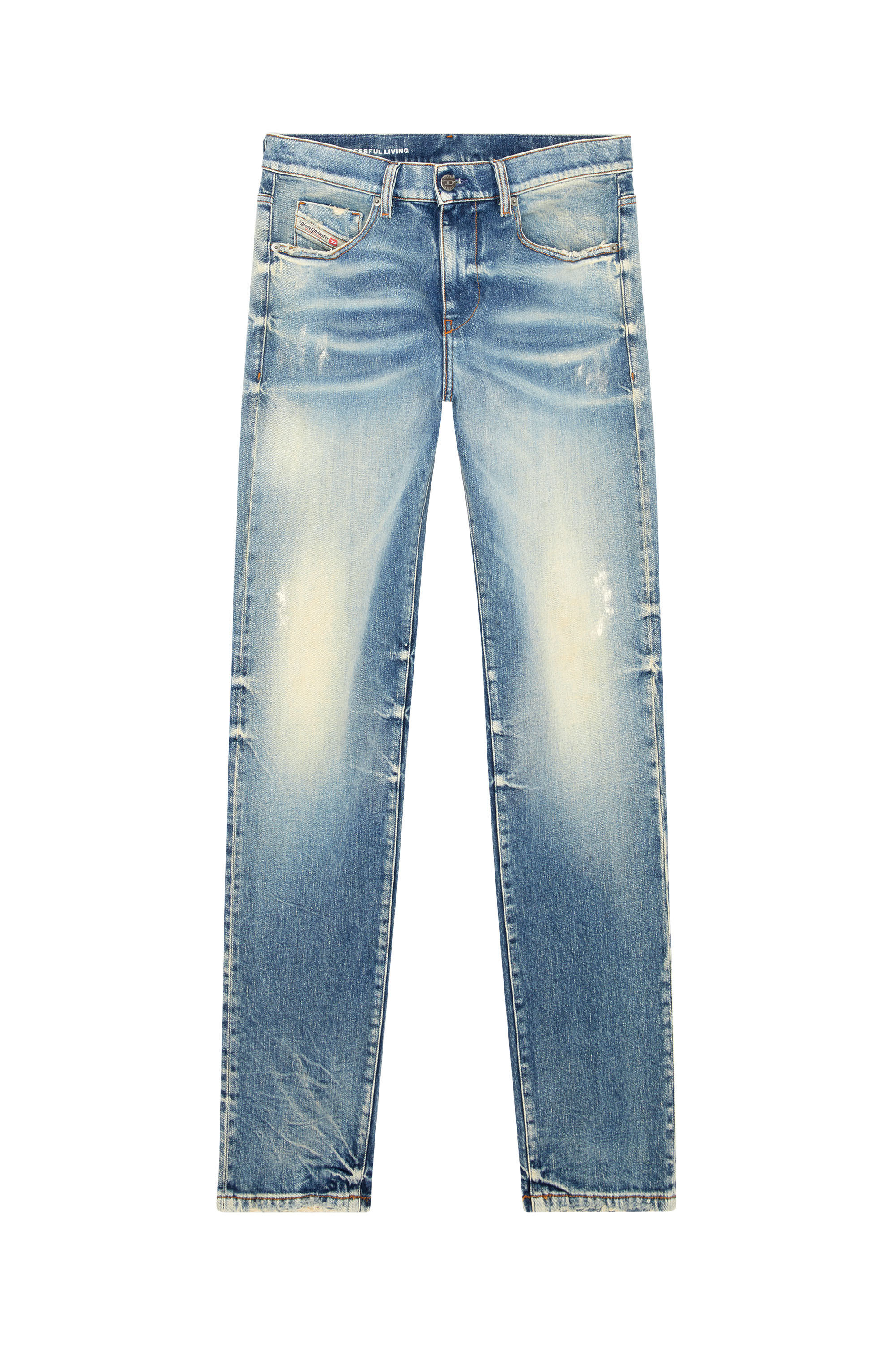 Diesel - Slim Jeans 2019 D-Strukt 007V8, Mittelblau - Image 5