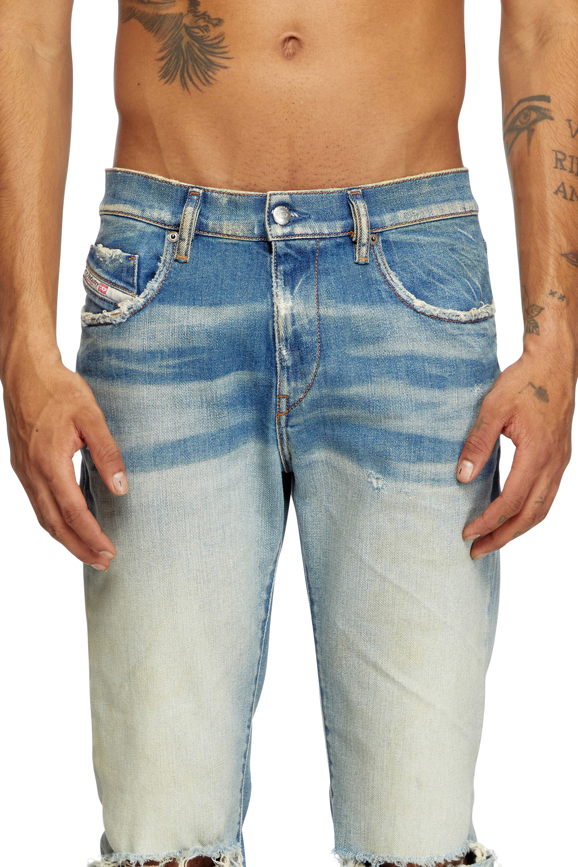 Diesel - Herren Slim Jeans 2019 D-Strukt 09L28, Mittelblau - 5