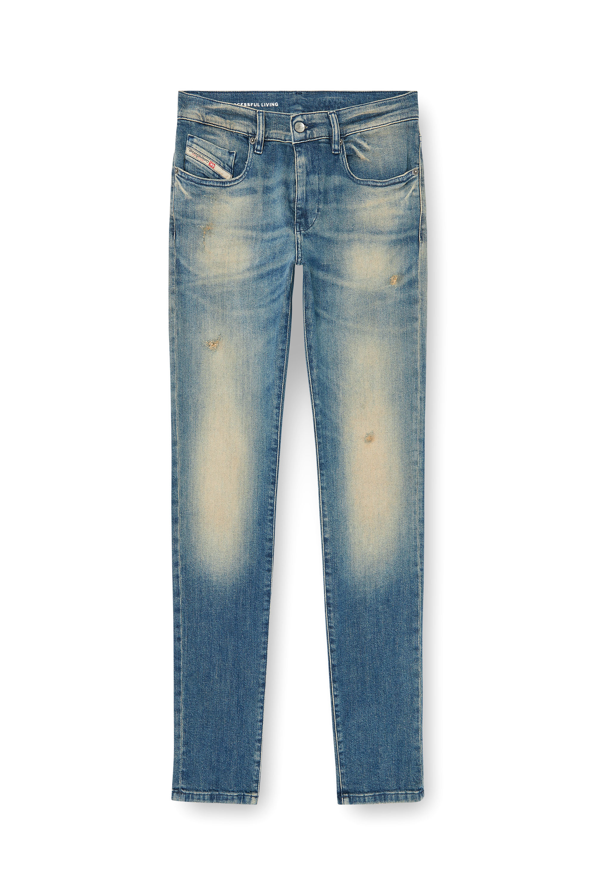 Diesel - Herren Slim Jeans 2019 D-Strukt 0KBBW, Mittelblau - 3