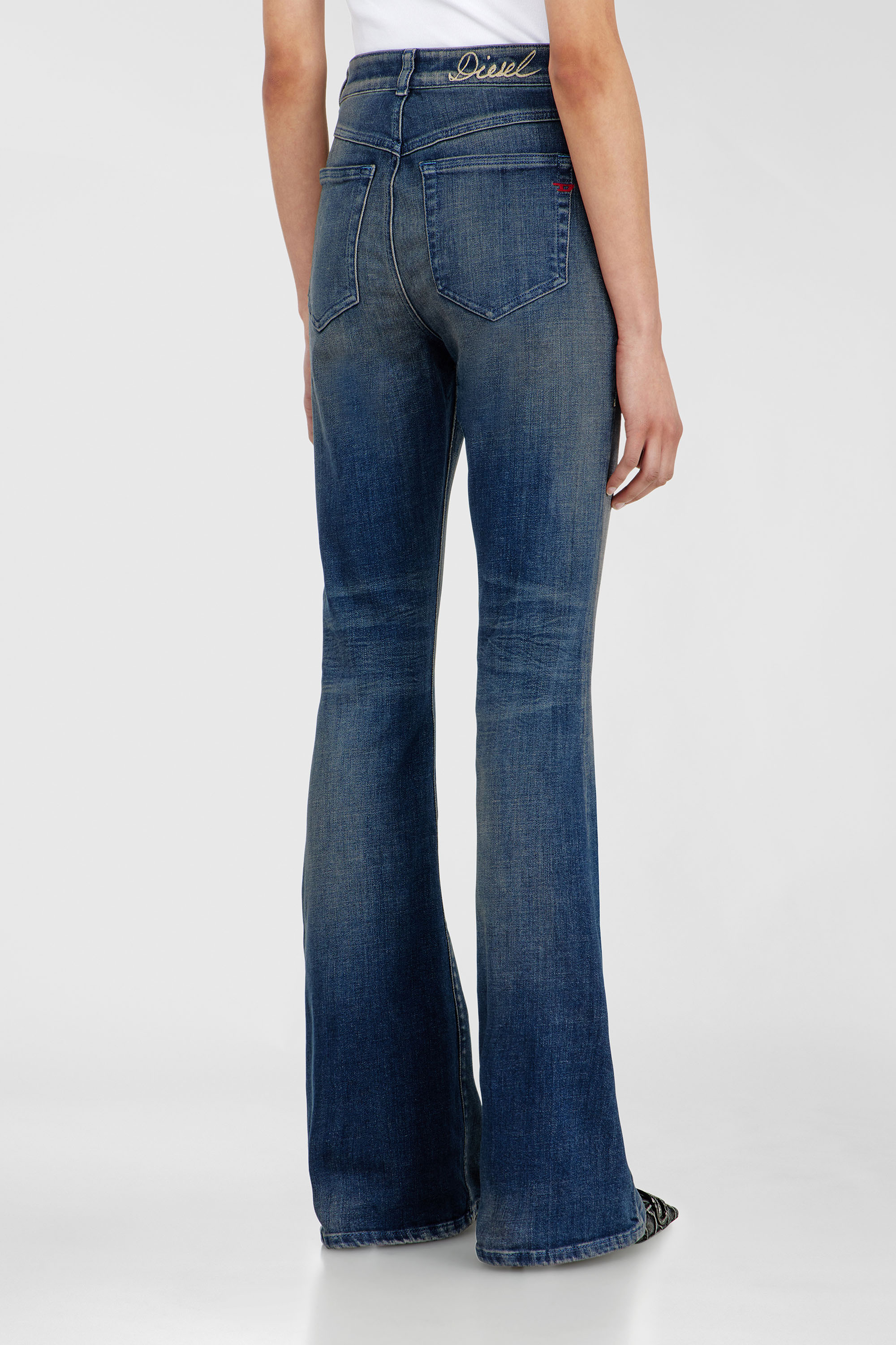 Diesel - Damen Bootcut Jeans 1973 D-Partt 09P67, Dunkelblau - 5