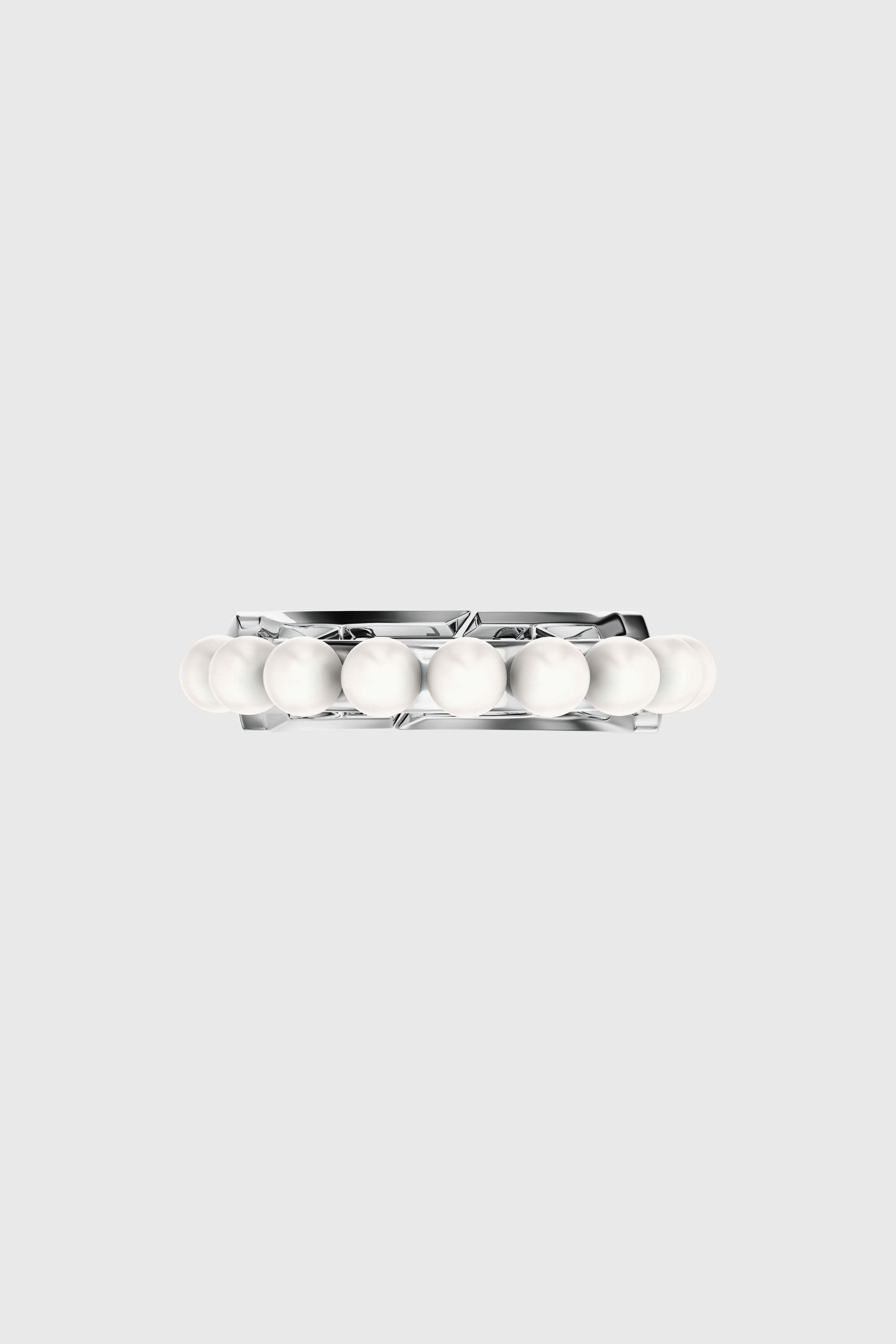 Diesel - DL1370040 STERLING SILVER JEWEL, Unisex Bandring aus Sterlingsilber und Perle in Silber - 3