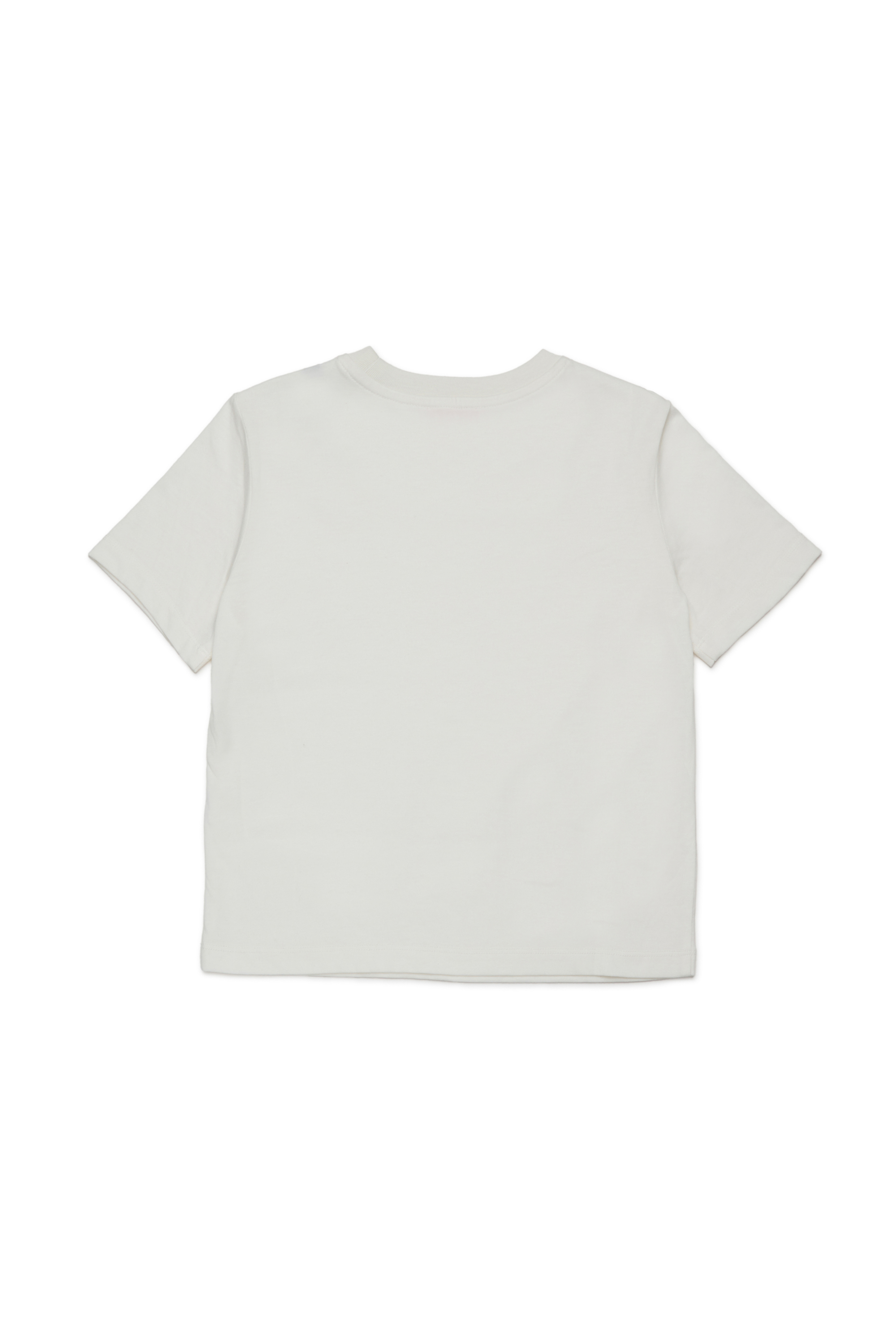 Diesel - TRISTANA, Damen Baumwoll-T-Shirt mit Logo auf der Vorderseite in Weiß - 2