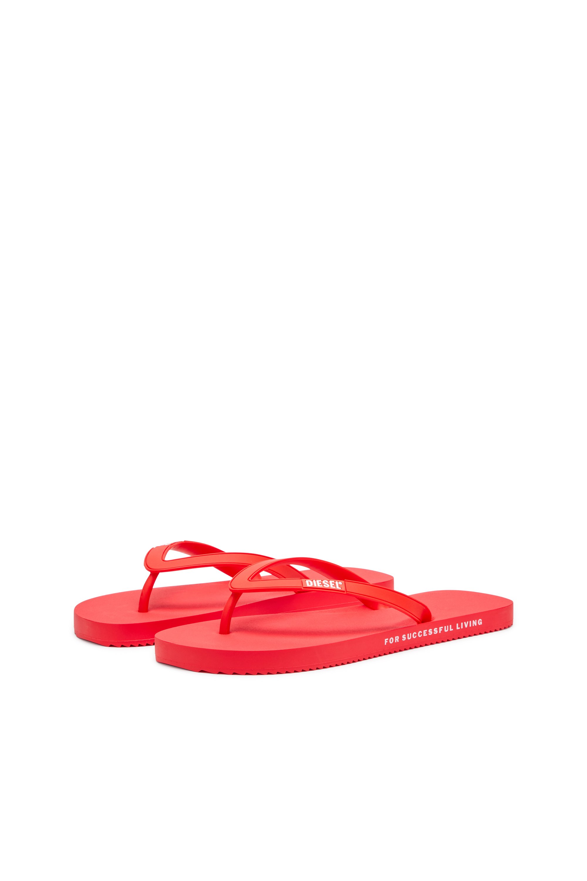 Diesel - SA-RIO W, Damen Sa-Rio-Flip-Flops aus Gummi in Rot - 8