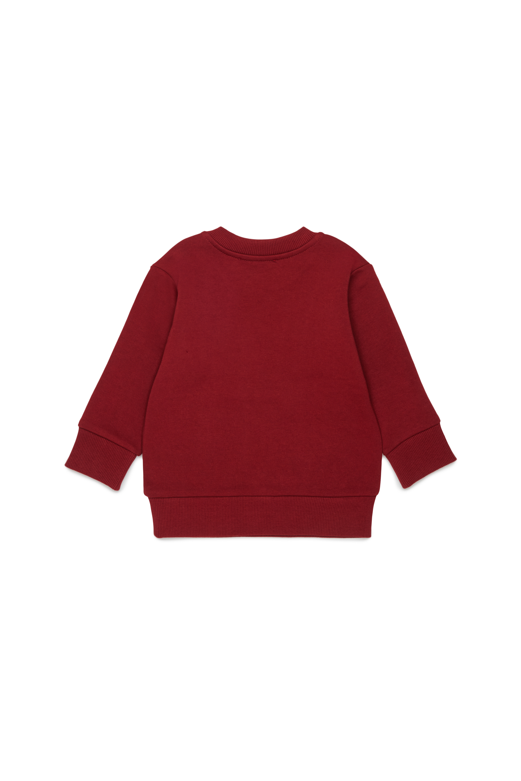 Diesel - SLODIMB, Herren Baumwoll-Sweatshirt mit Diesel Industry Print in Rot - 2