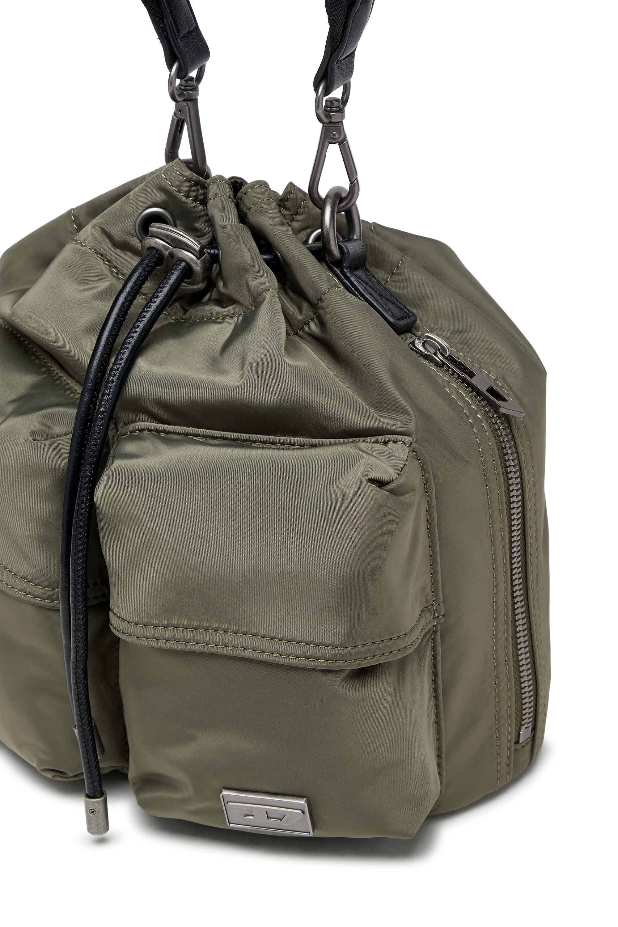 Diesel - MULTI-PKTS BUCKET X, Unisex Multi-Pkts-Multipocket-Utility-Beuteltasche in Armeegrün - 5