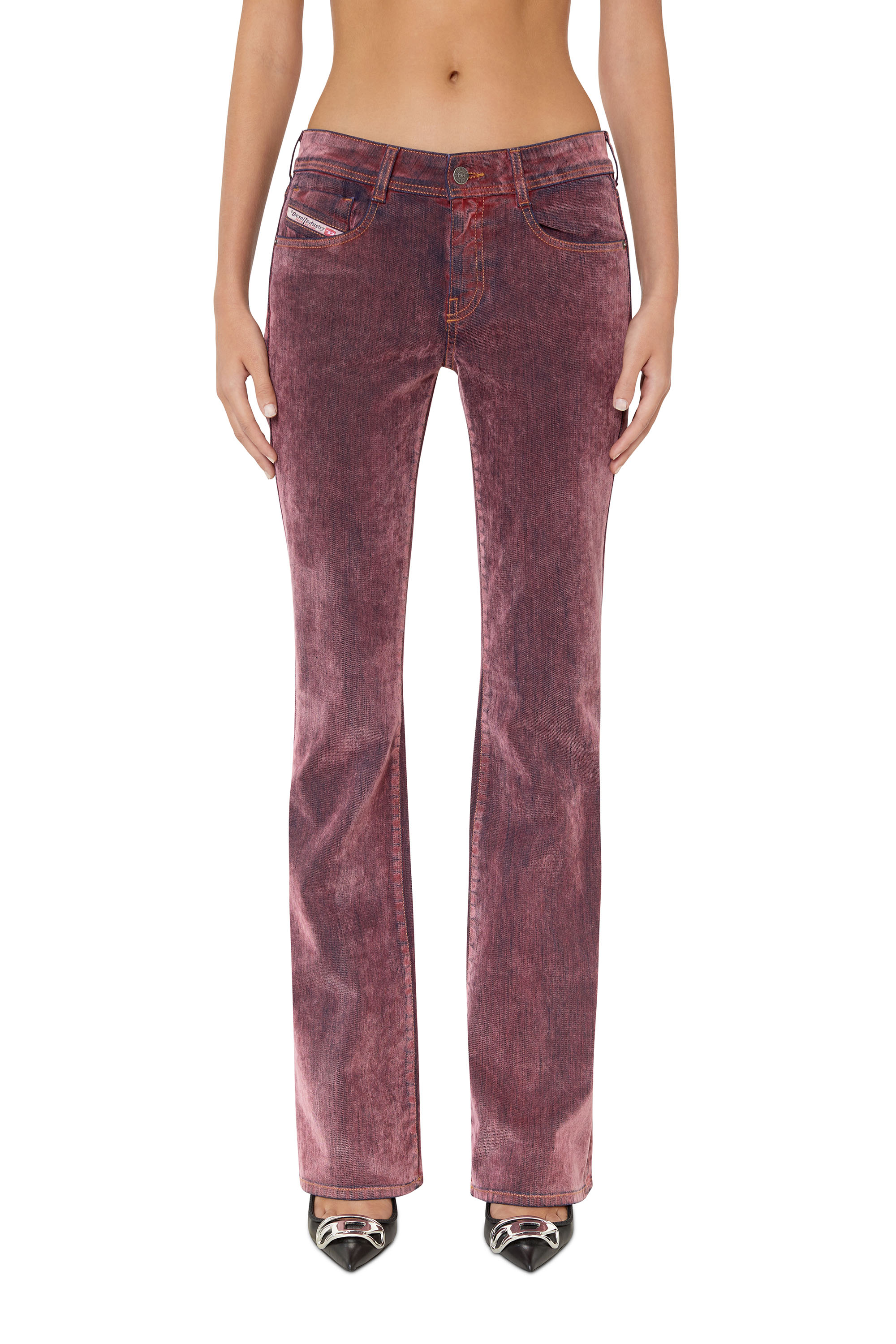 Diesel - 1969 D-EBBEY 0ELAH Bootcut and Flare Jeans, Rosa - Image 1