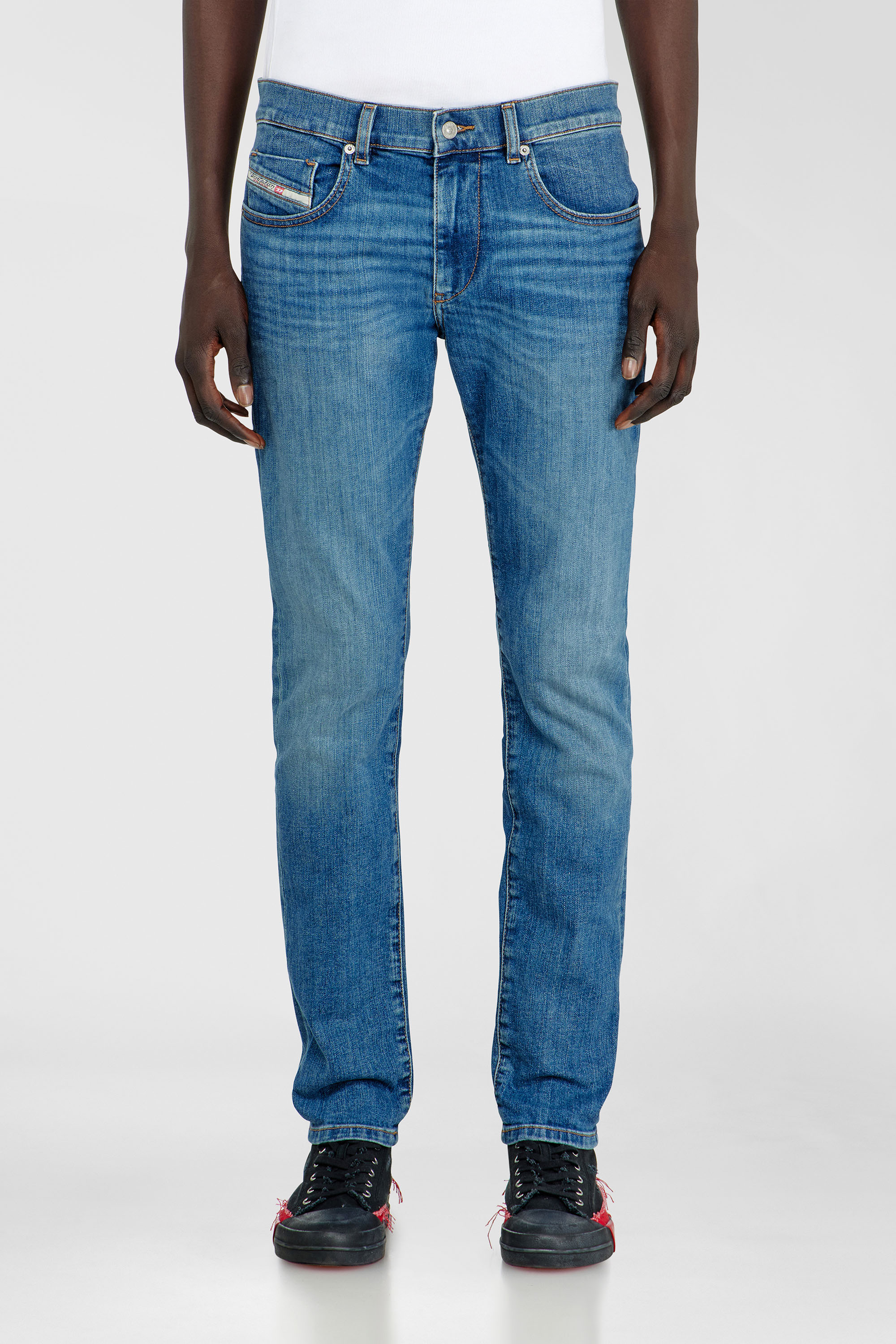 Diesel - Man's Slim Jeans 2019 D-Strukt 0KIAL, Light Blue - 1