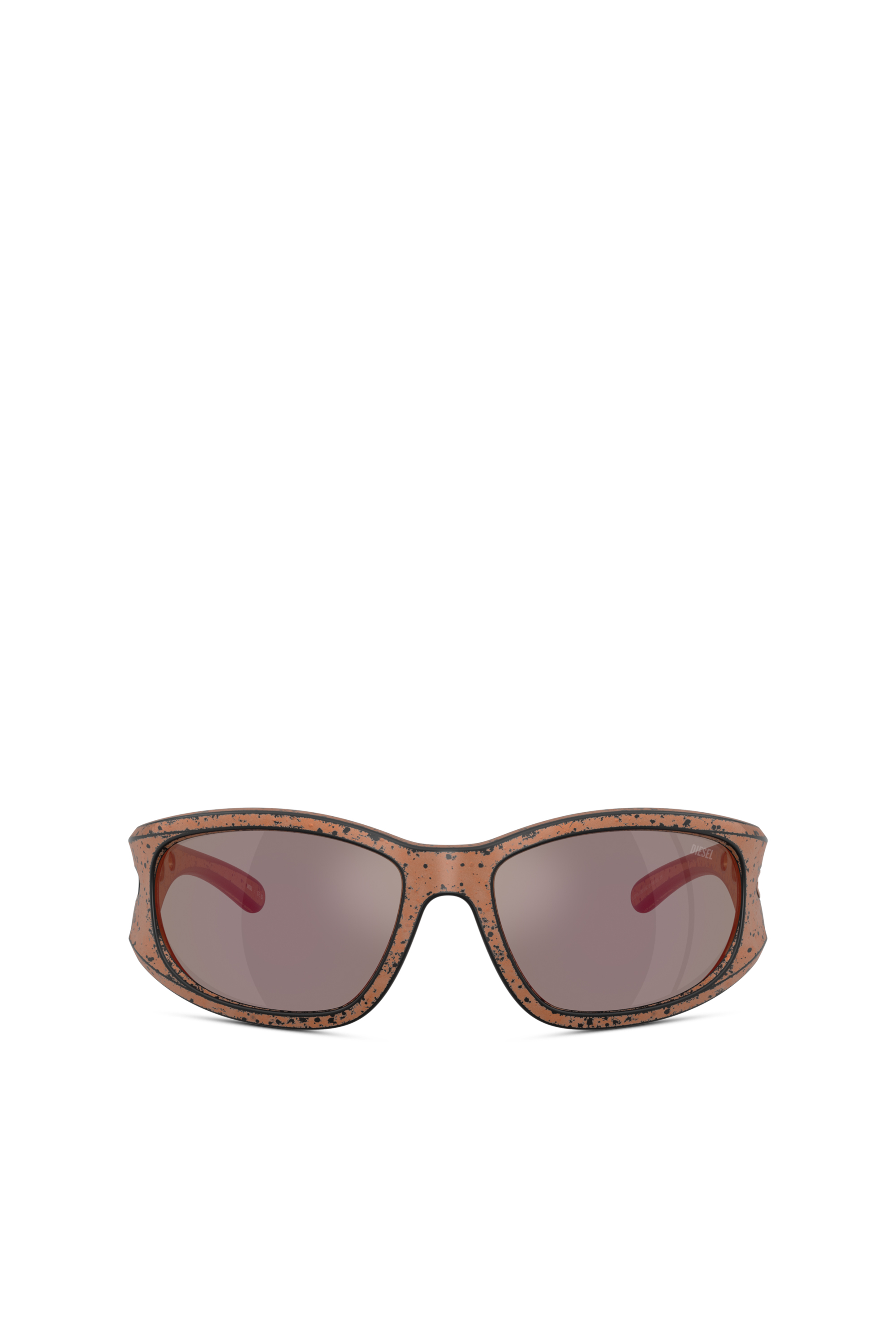 Diesel - 0DL3012U, Unisex Rechteckige Sonnenbrillen in Braun - 1