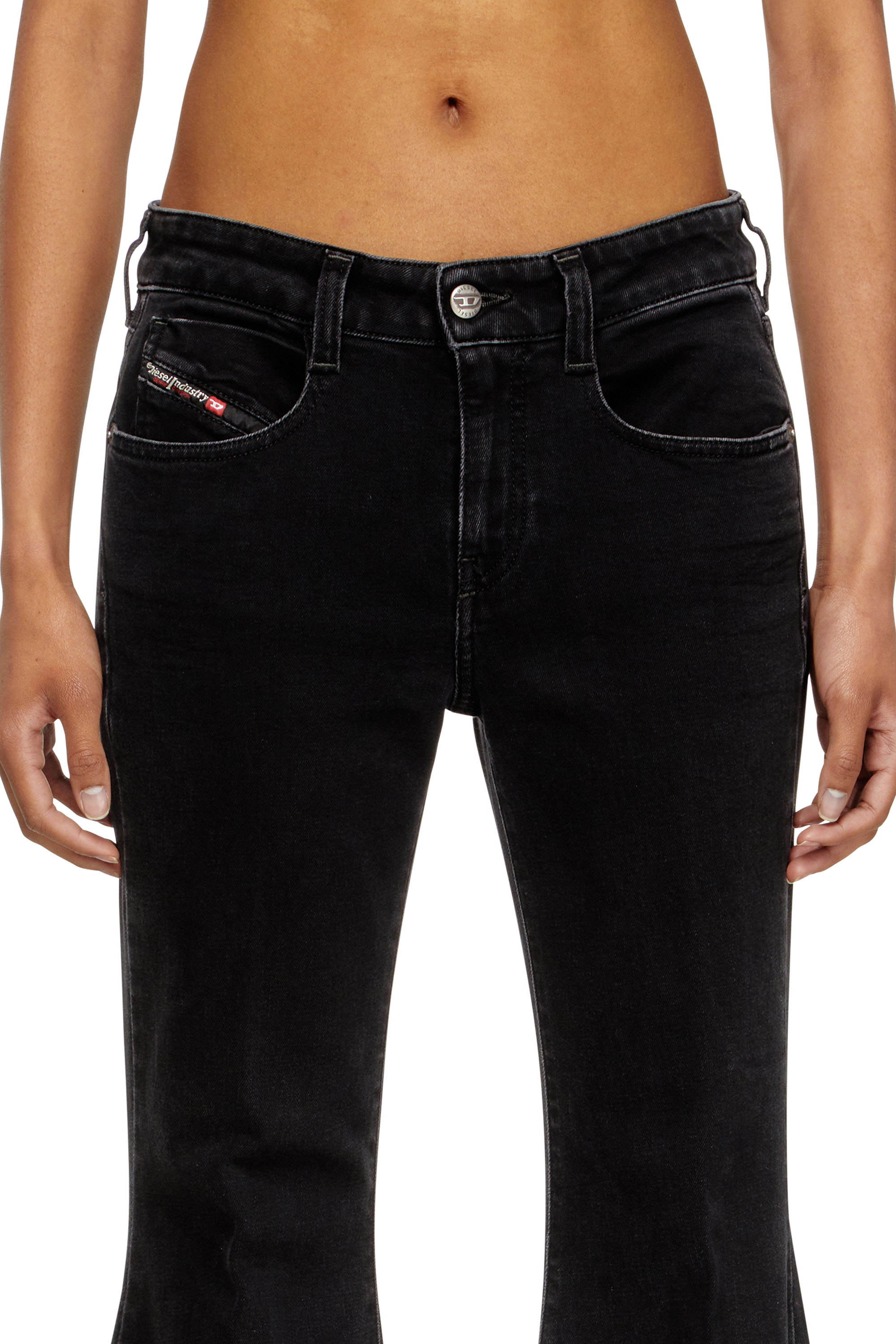 Diesel - Damen Flare Jeans 1970 D-Bleess 09M69, Schwarz/Dunkelgrau - 4