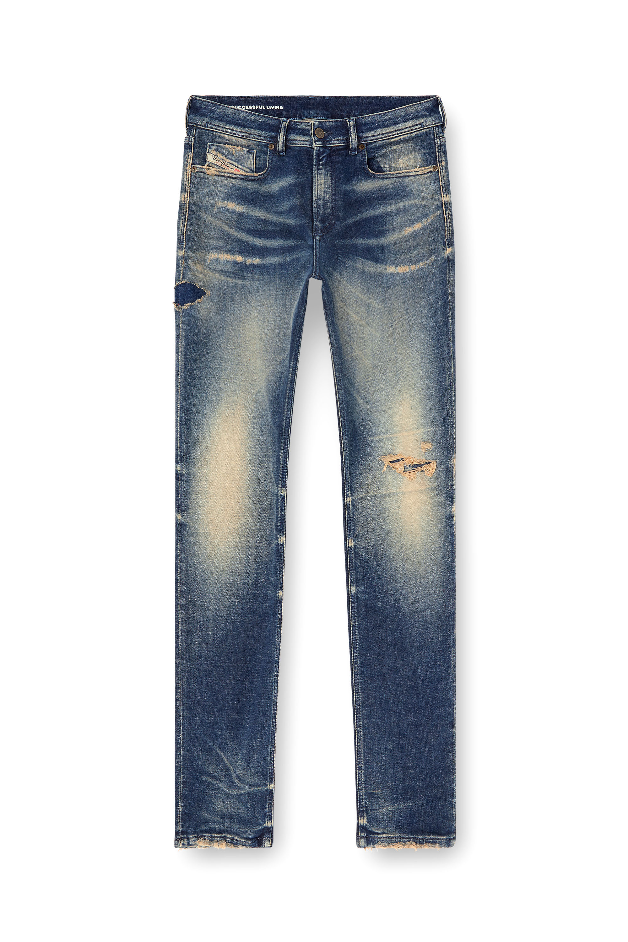 Diesel - Herren Skinny Jeans 1979 Sleenker 09K74, Dunkelblau - 3