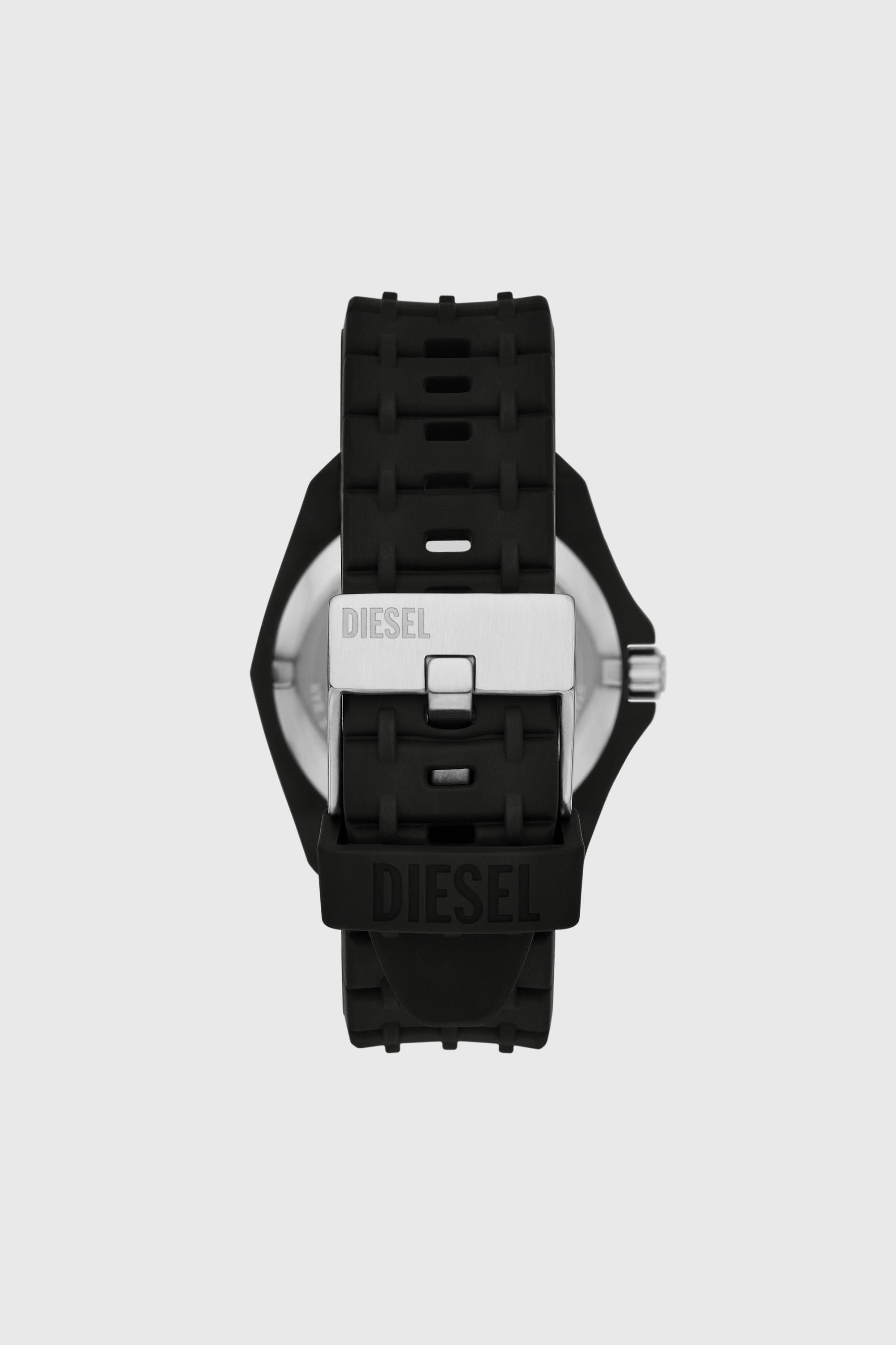 Diesel - DZ2243 WATCH, Herren Stinger Uhr aus schwarzem Silikon in Schwarz - 2