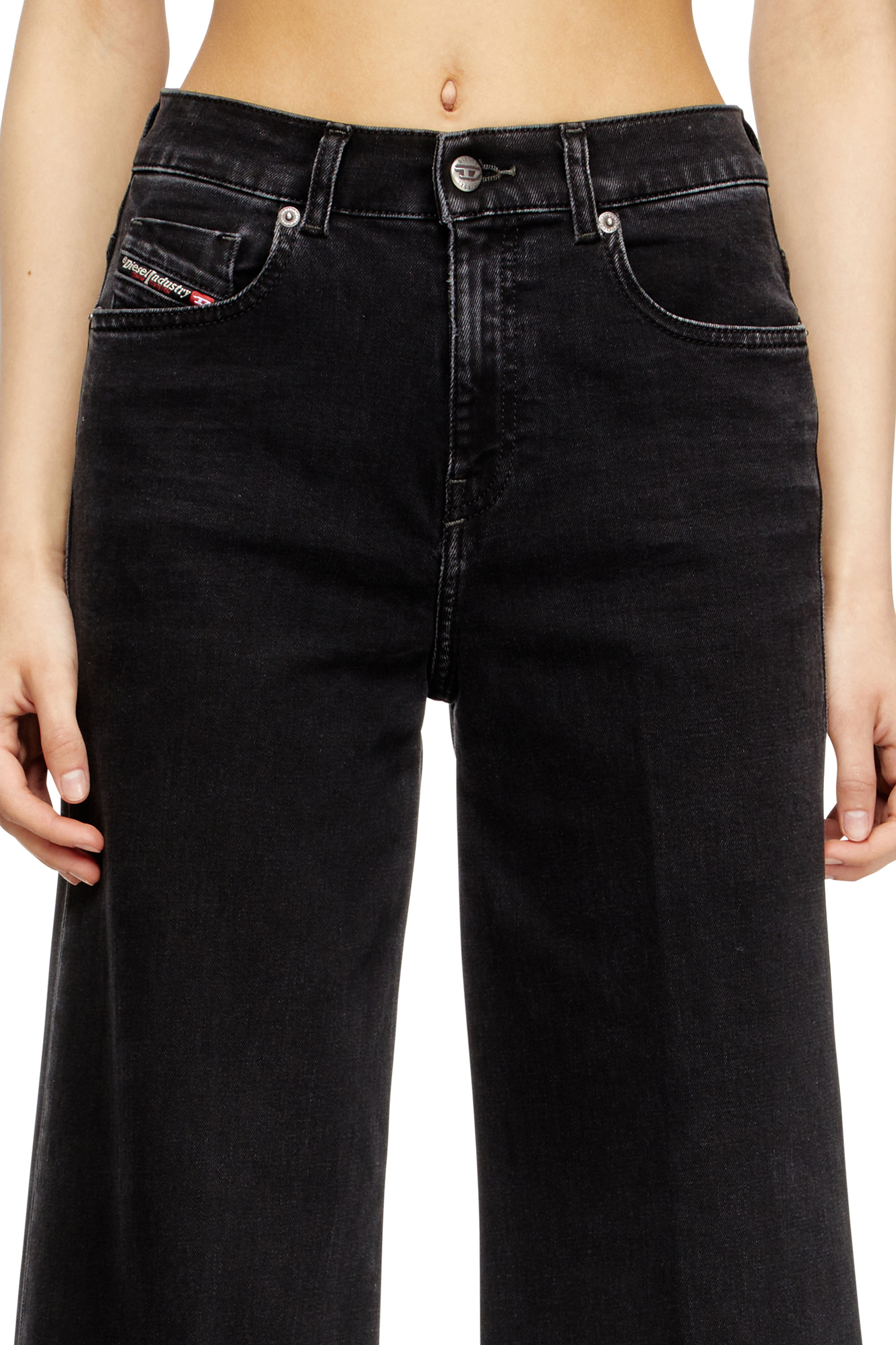 Diesel - Damen Flare Jeans 1978 D-Akemi 09M69, Schwarz/Dunkelgrau - 4