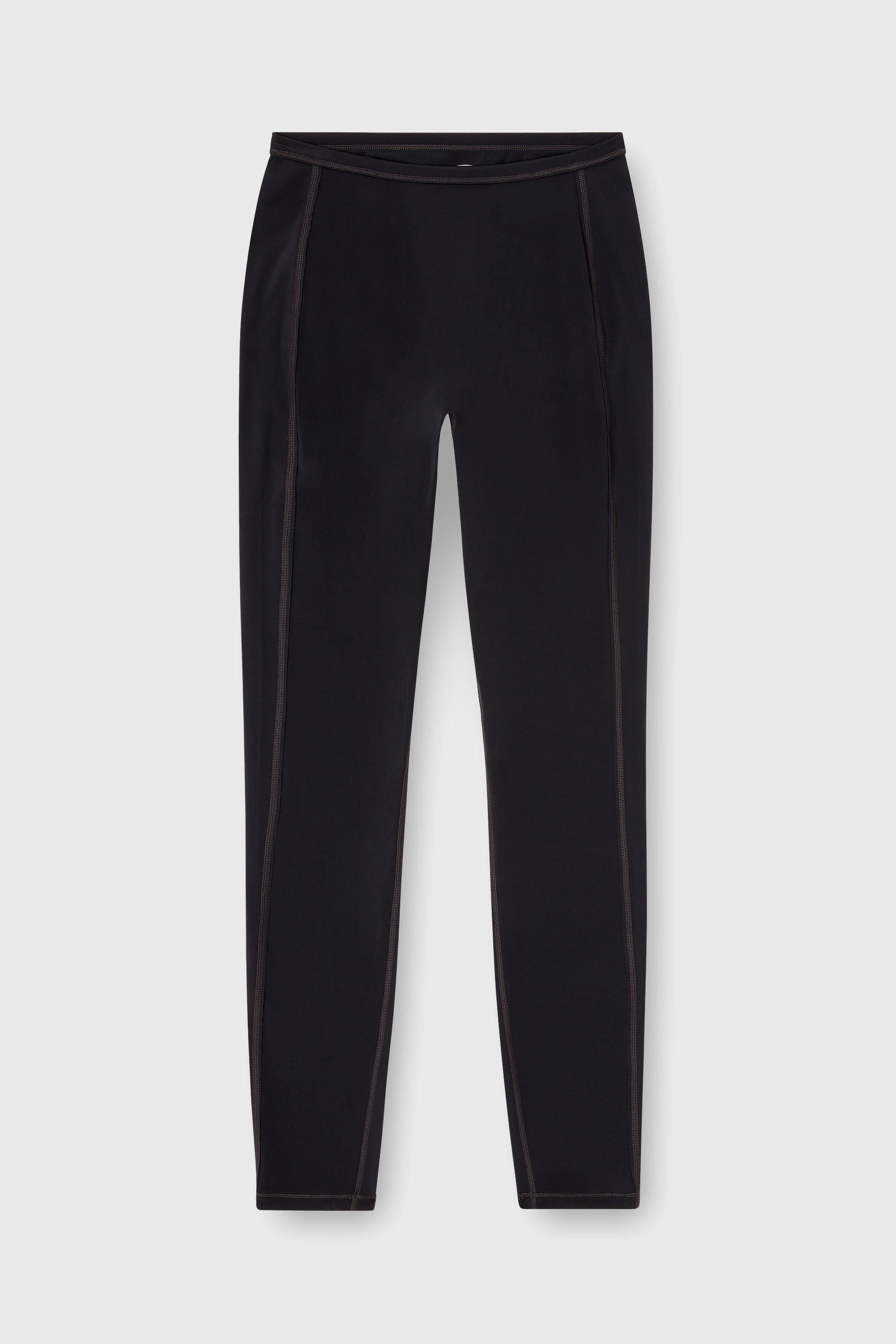Diesel - MEREDITH-UTLT, Damen Nylon-Leggings mit ovalem Cut-out am R&uuml;cken in Schwarz - 2