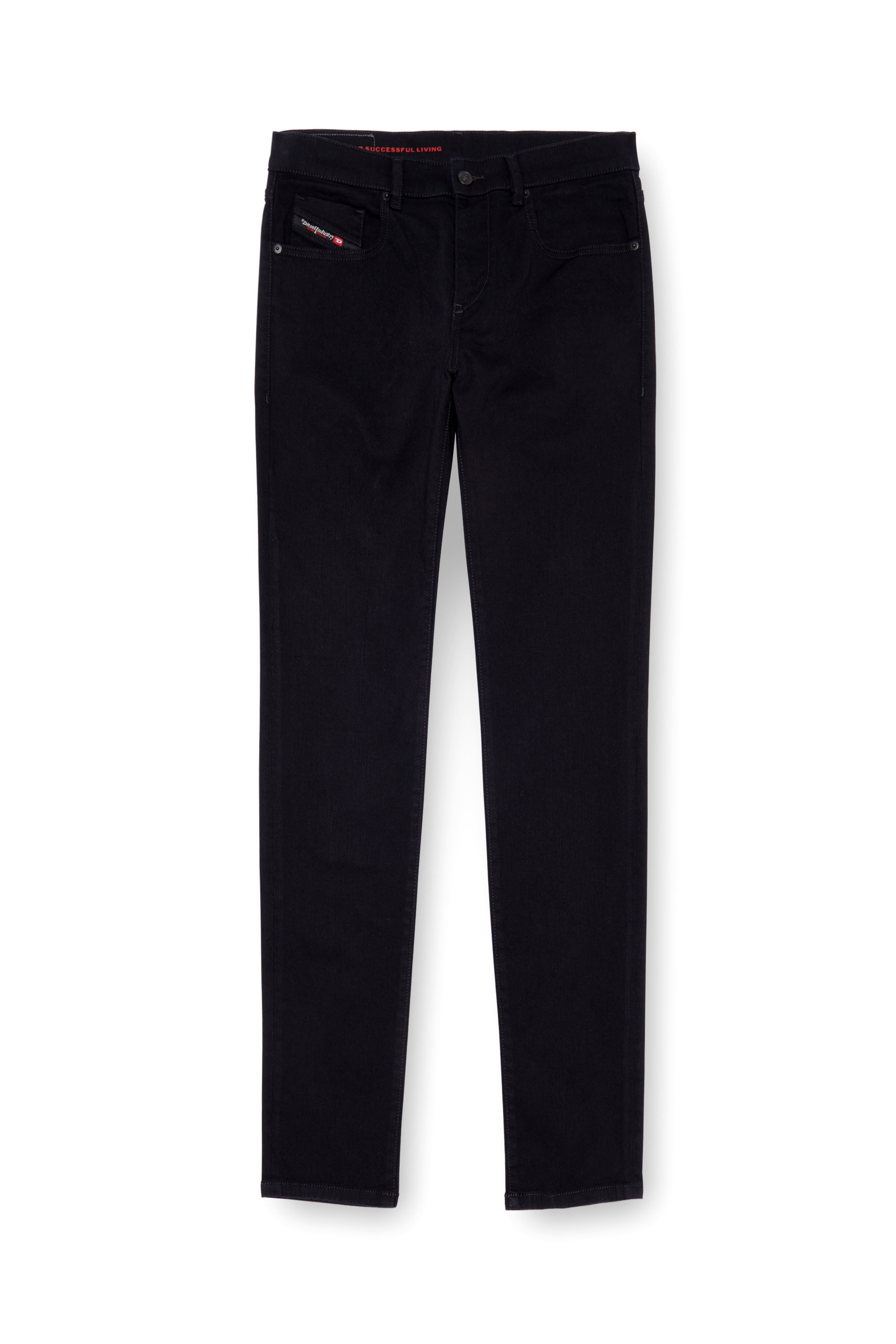 Diesel - Herren Slim Jeans 2019 D-Strukt 069YP, Schwarz/Dunkelgrau - 3