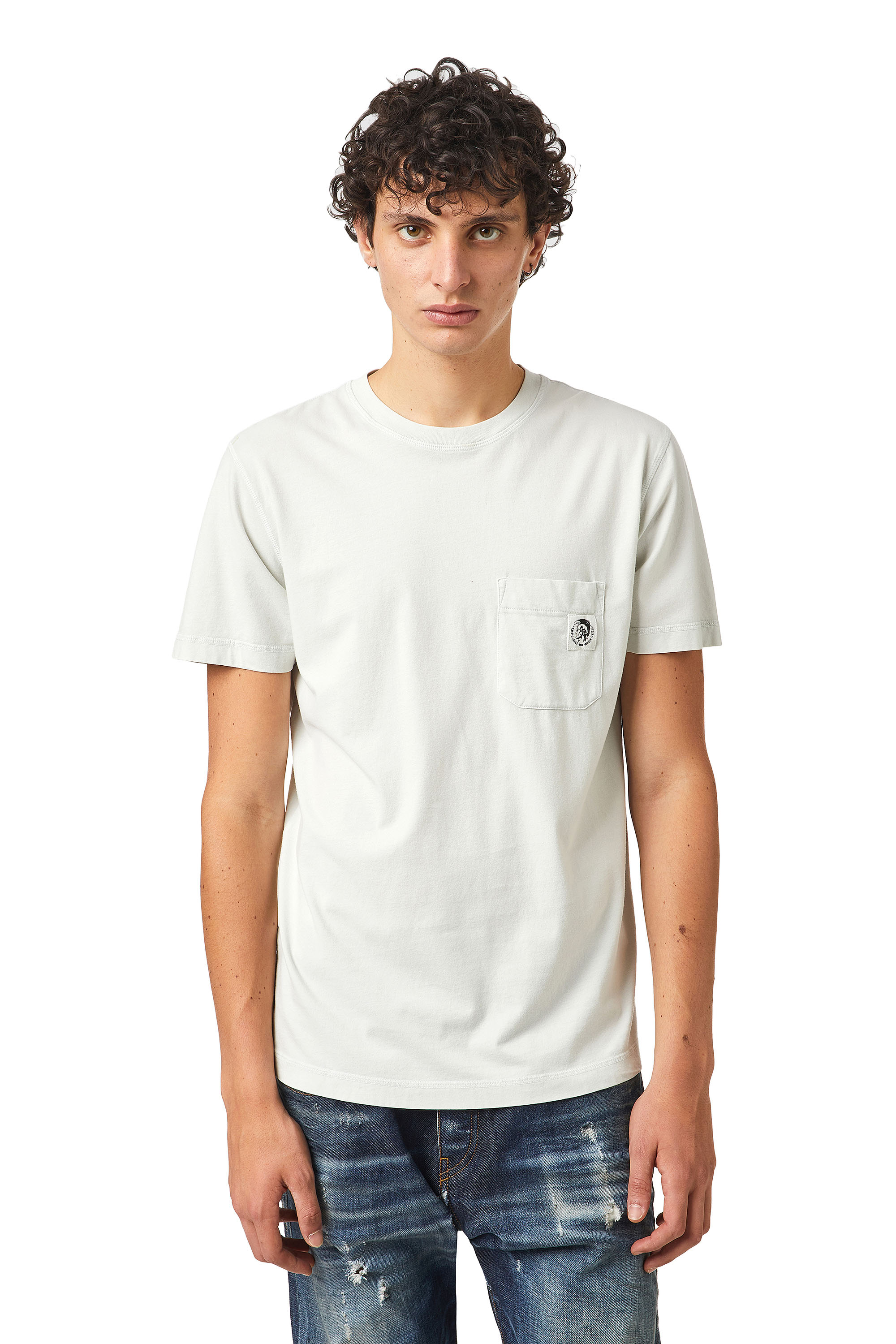 T-WORKY-MOHI-B1, Hellgrau - T-Shirts